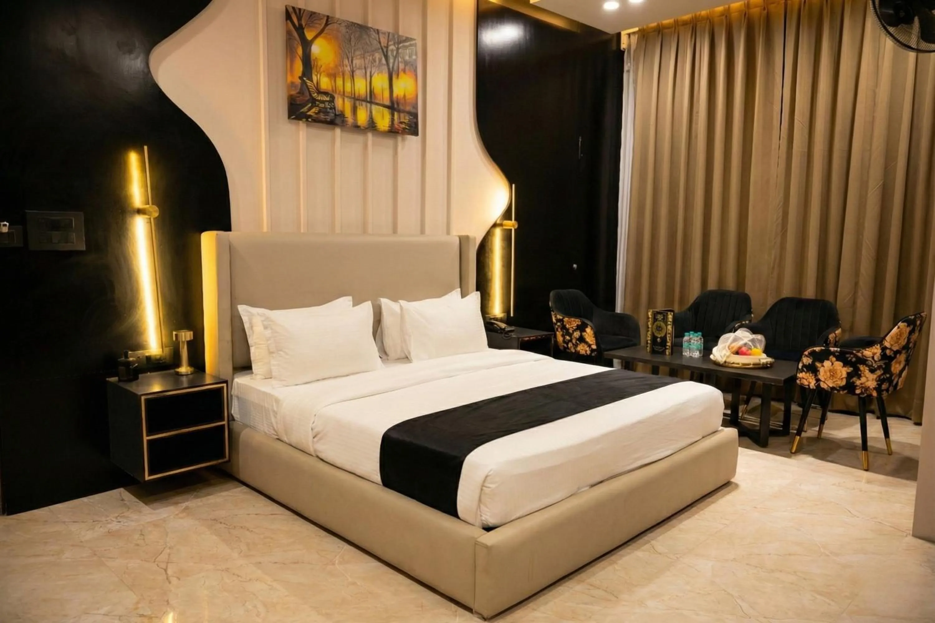 Bedroom, Bed in Aquila Grand Suites - Noida Sector 136