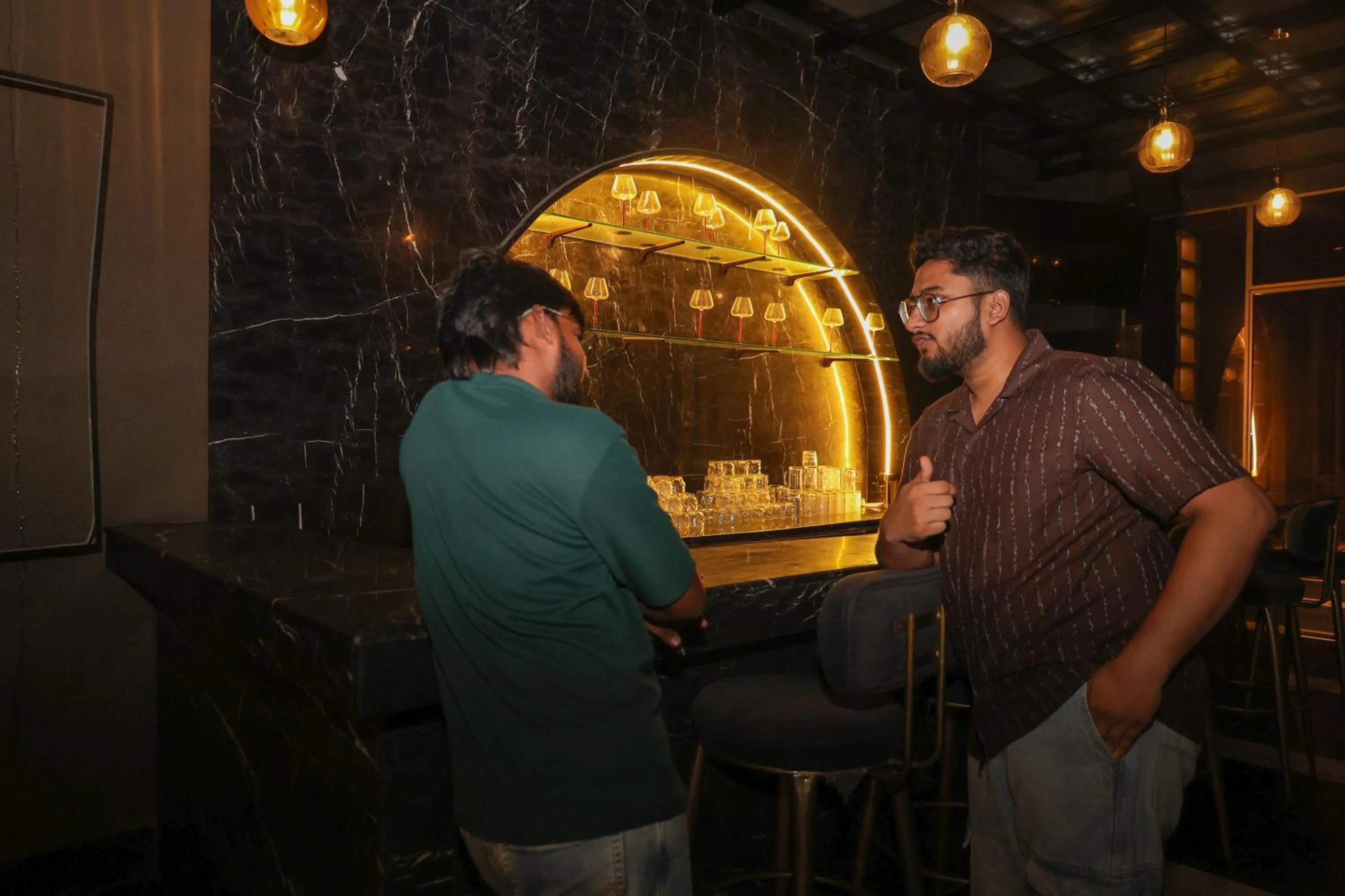 Lounge or bar in Aquila Grand Suites - Noida Sector 136