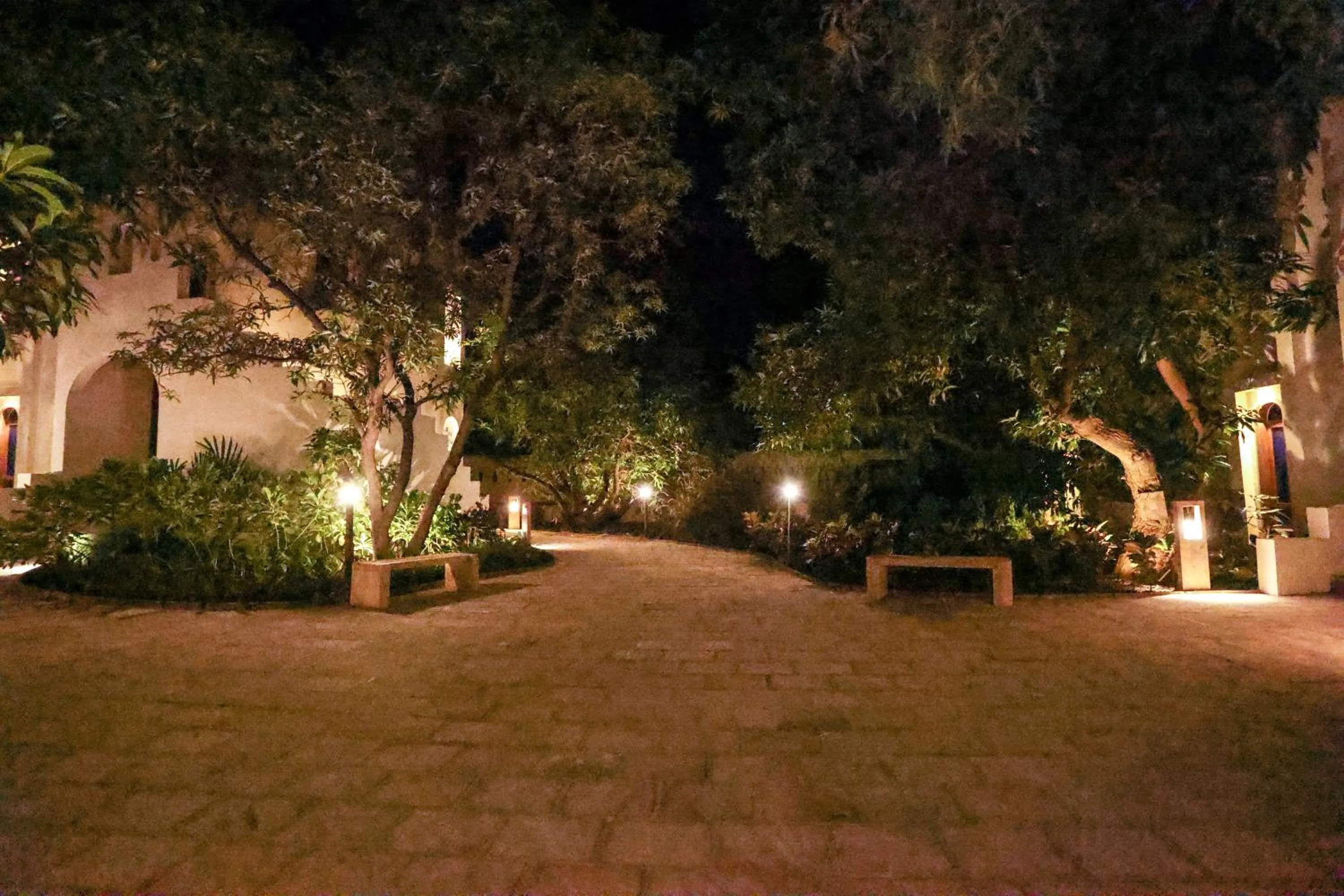 Garden in Le Casa Lion Resort A Premium Resort In Sasan Gir