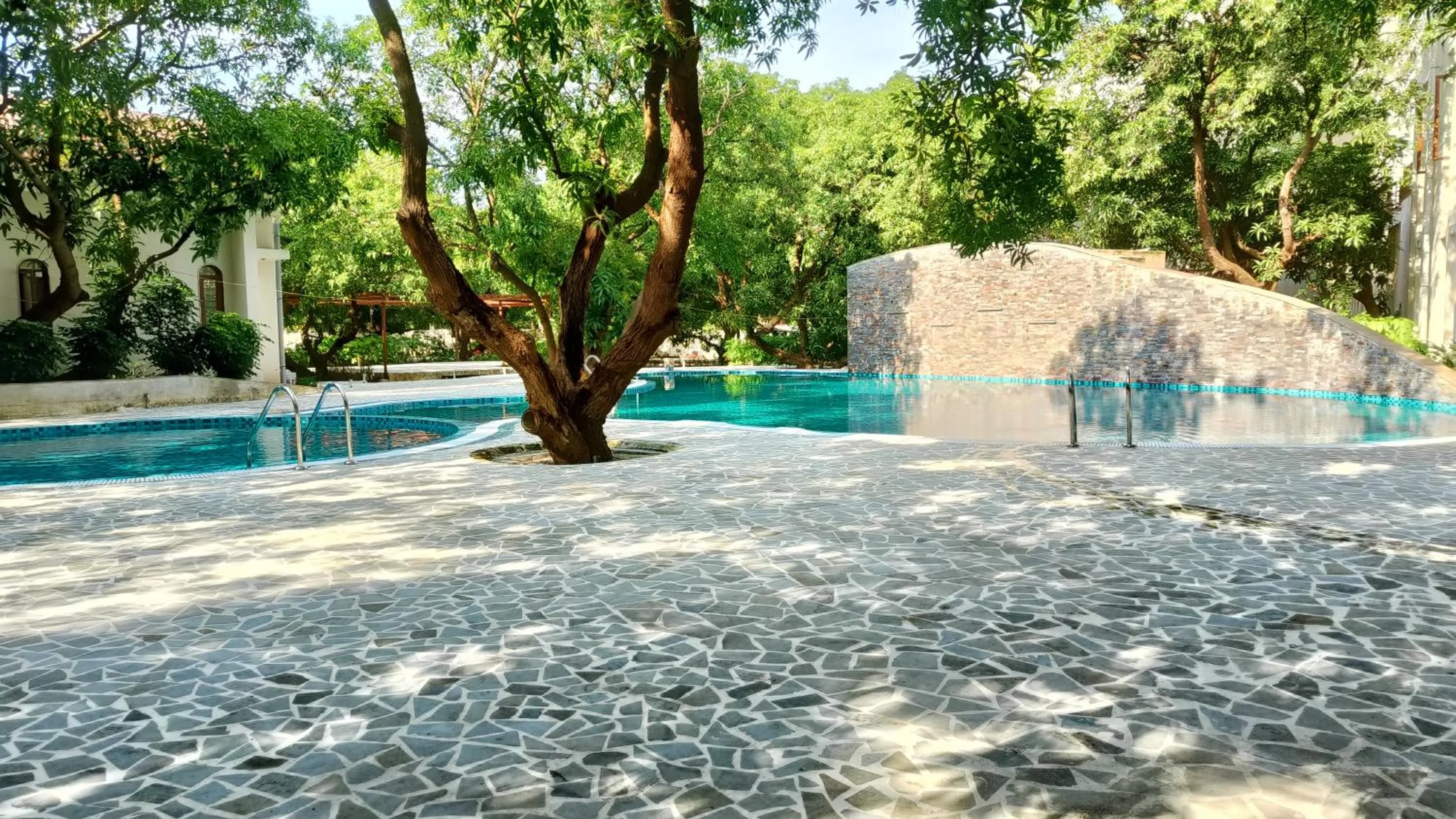 Pool view in Le Casa Lion Resort A Premium Resort In Sasan Gir