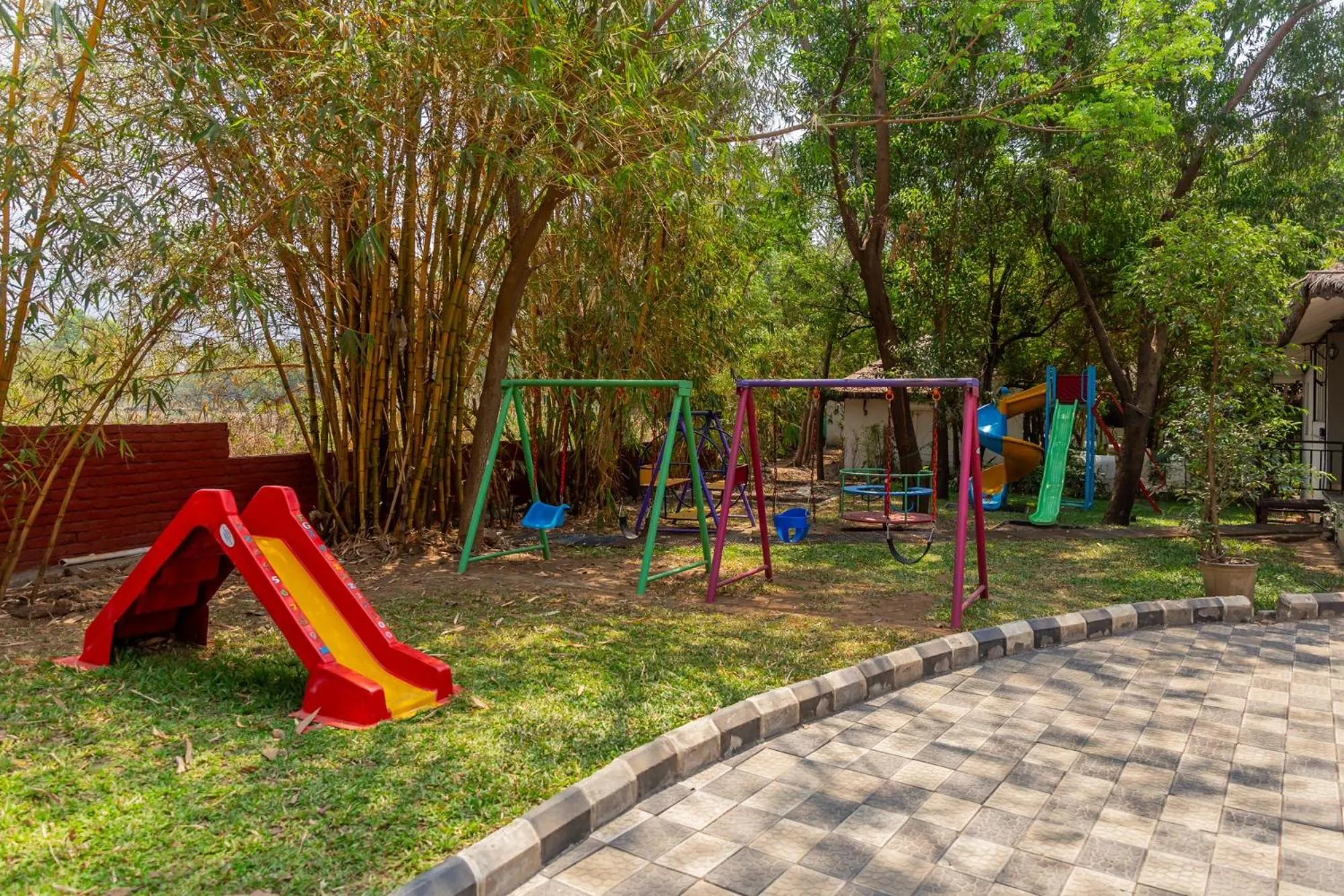 Children play ground in WilderNest Araanya by Vibescapes