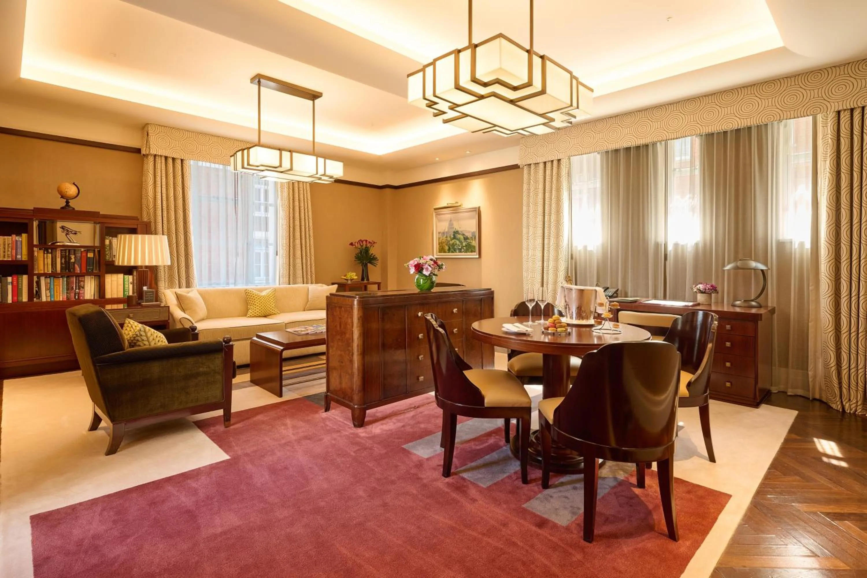 Library in The Beaumont Mayfair