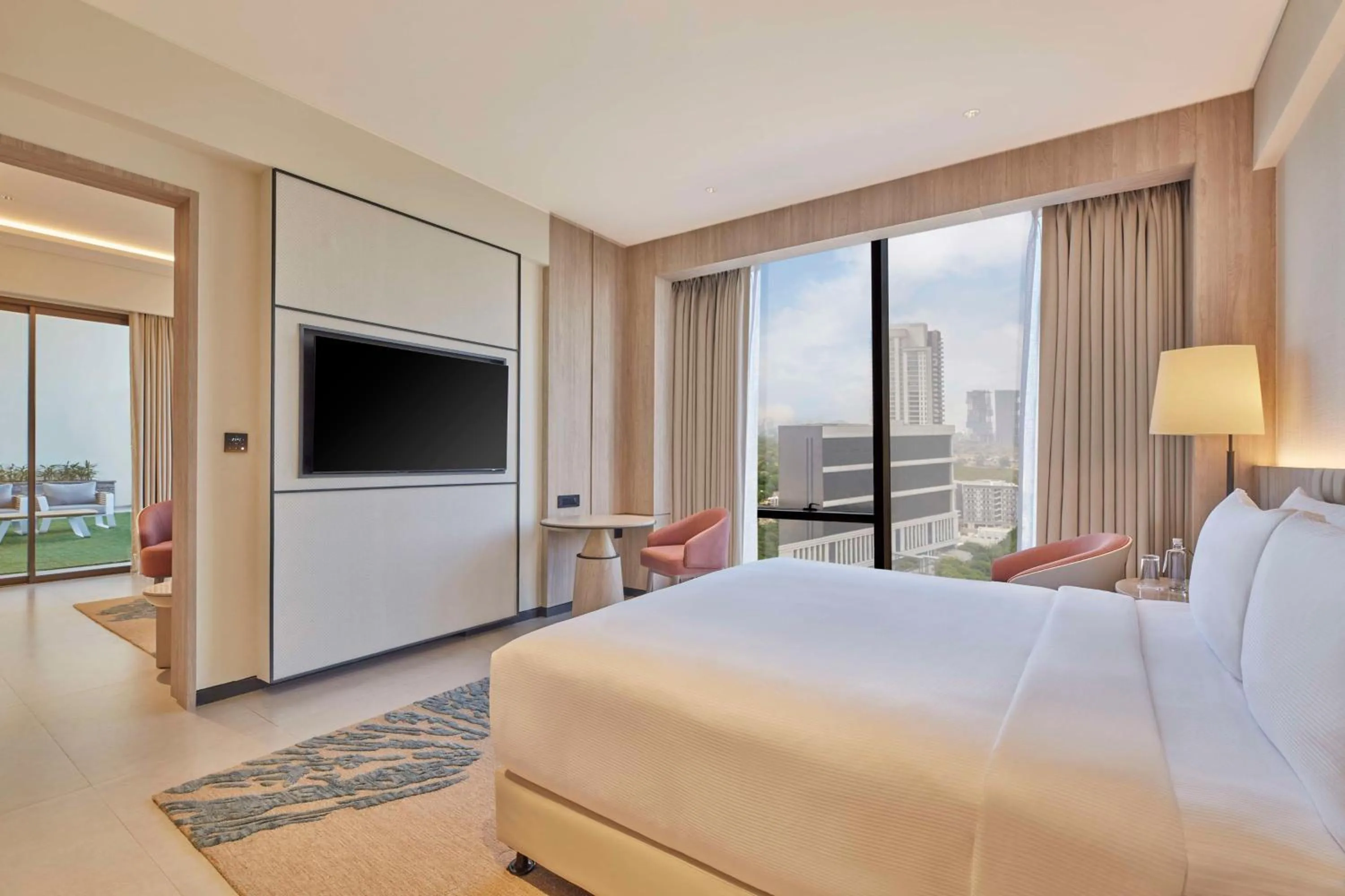 Bed in Hilton Gurugram Baani City Centre