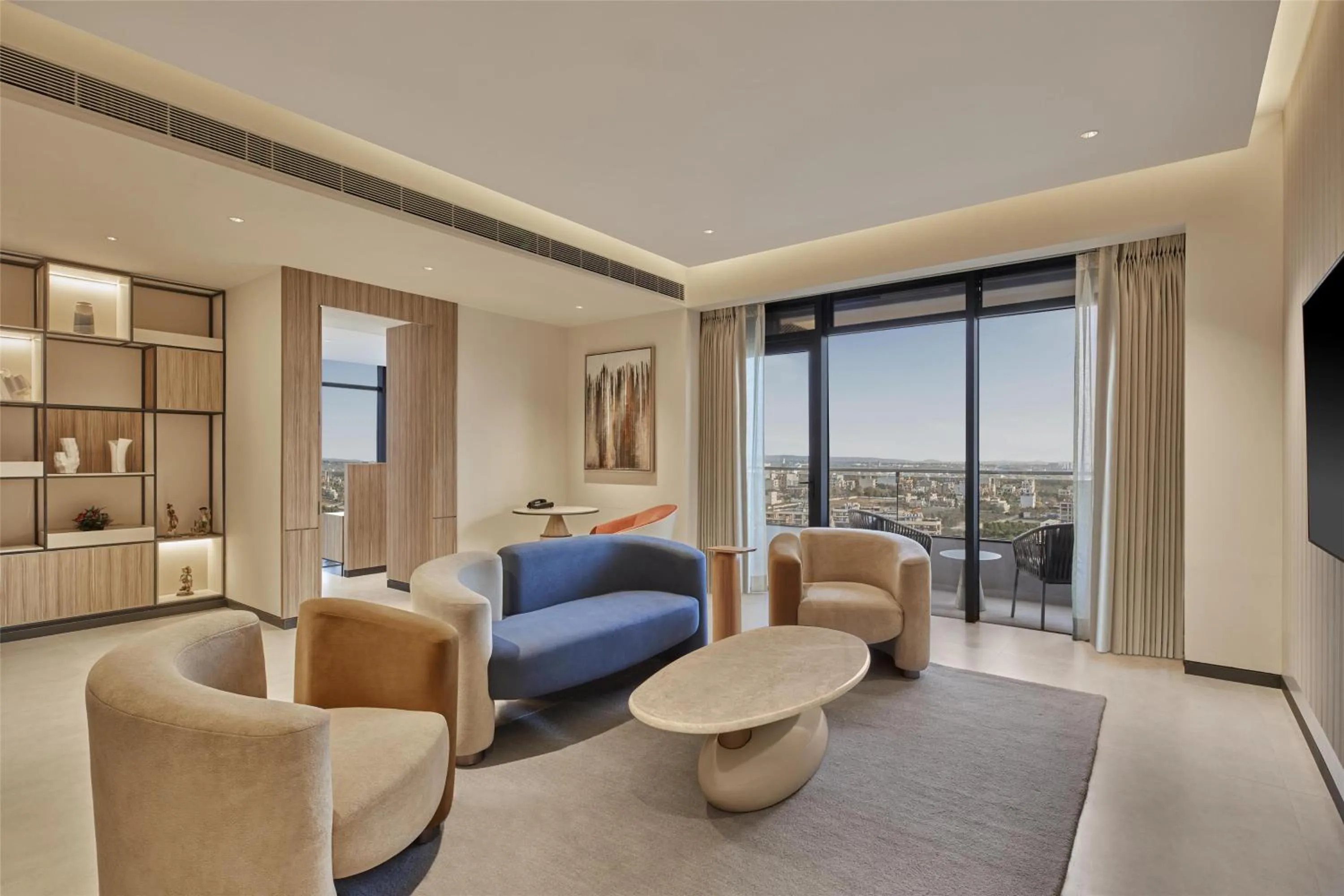 Living room in Hilton Gurugram Baani City Centre