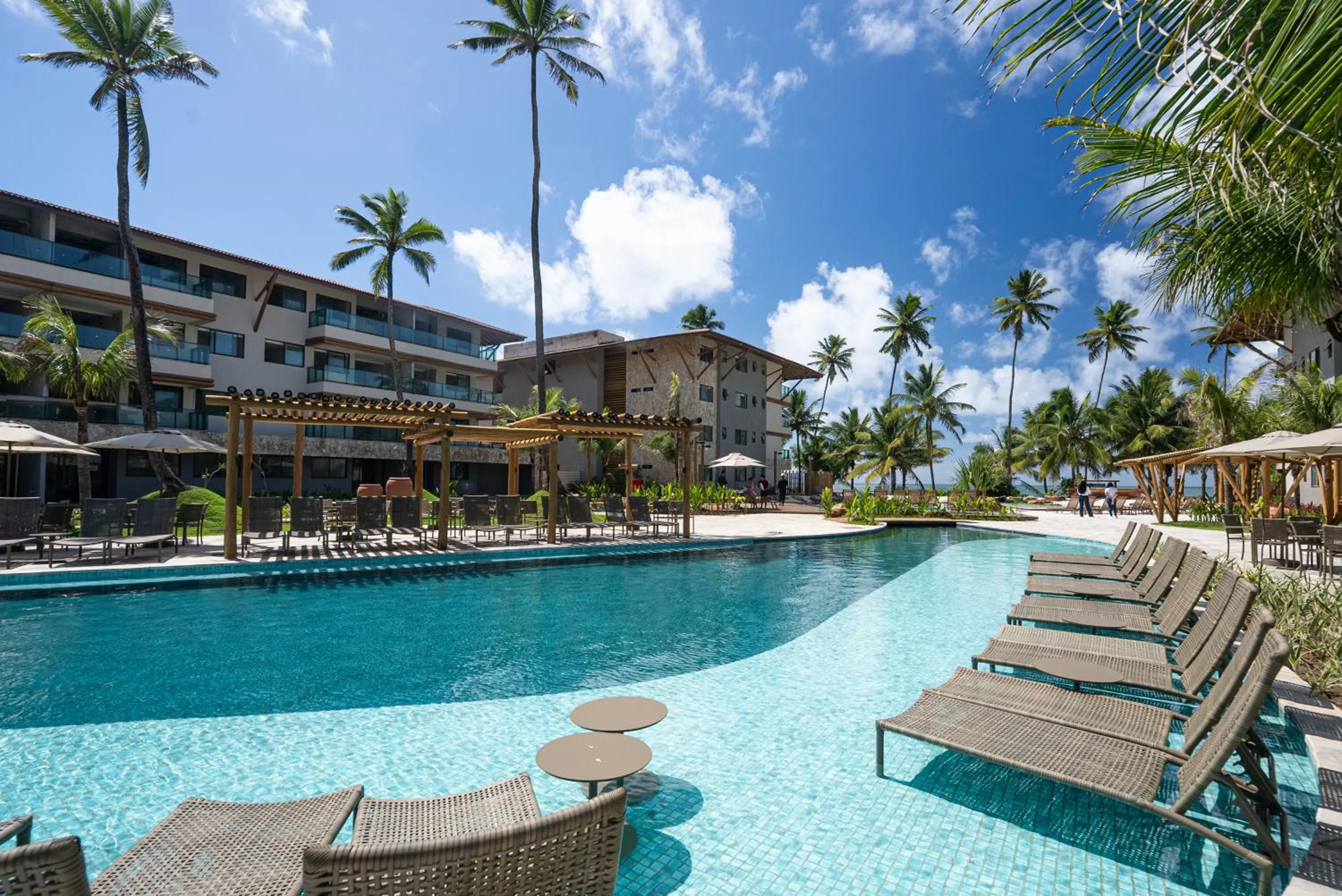 Swimming pool in Samoa Villa Resort
