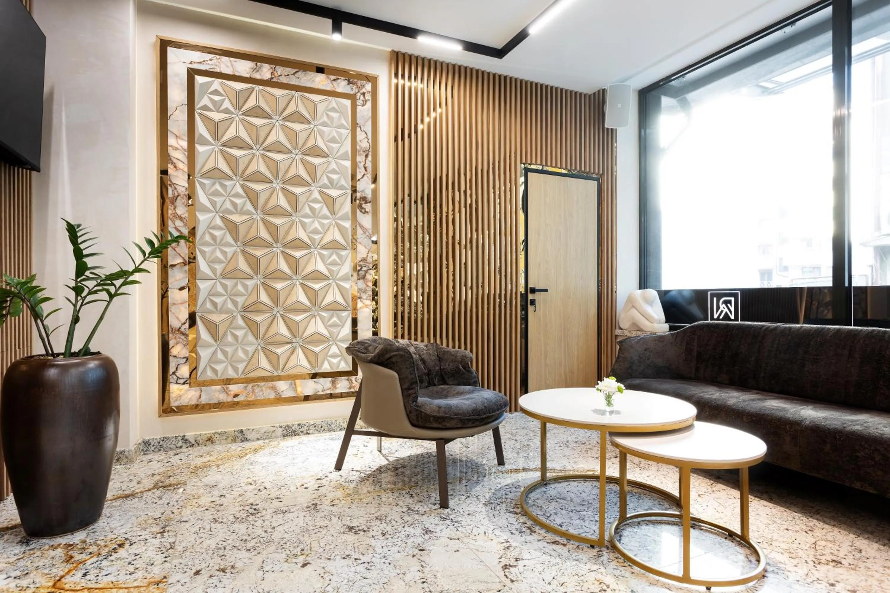 Lobby or reception in AMAR Design Hotel by HMG