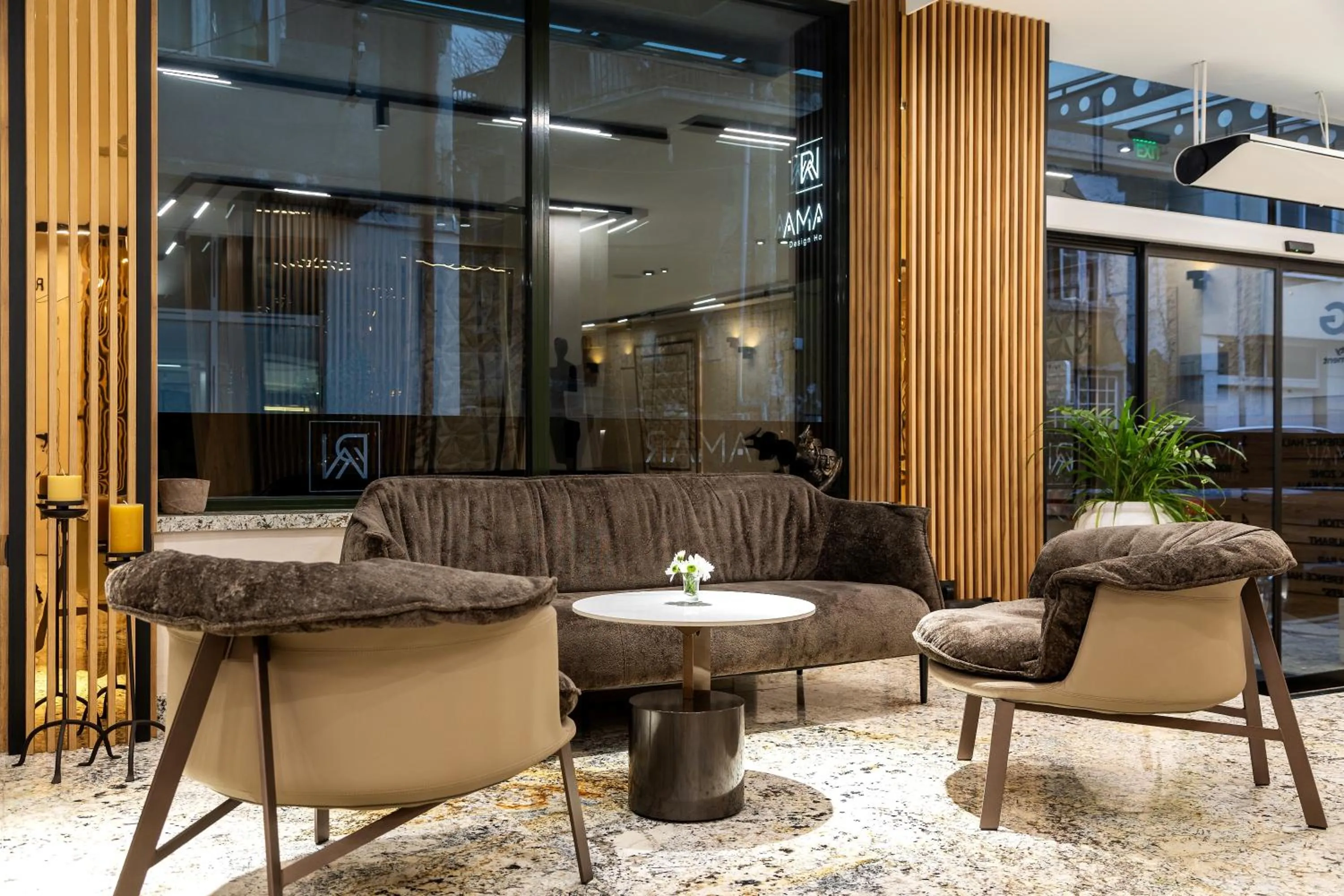 Lobby or reception in AMAR Design Hotel by HMG