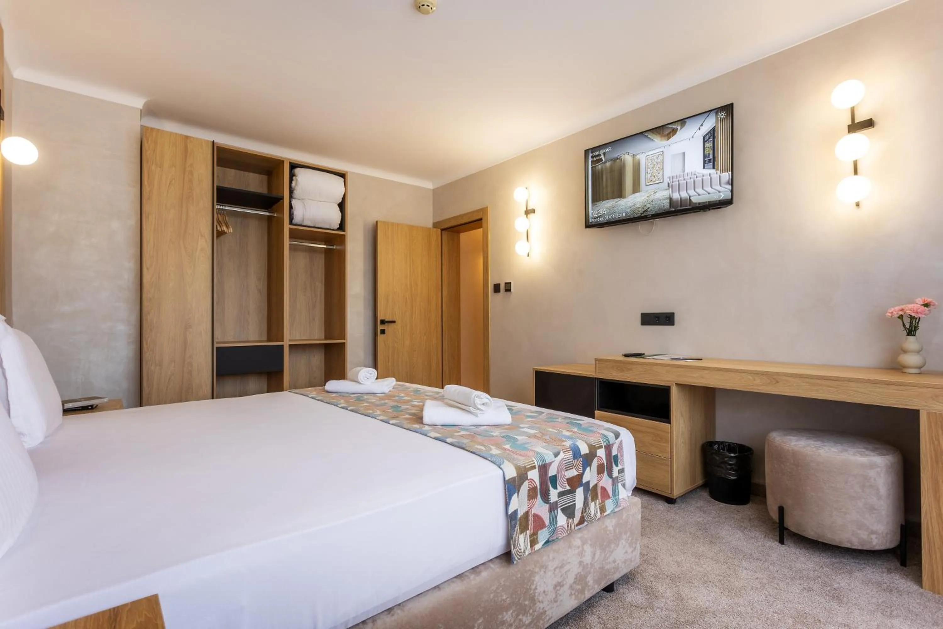 Bed in AMAR Design Hotel by HMG