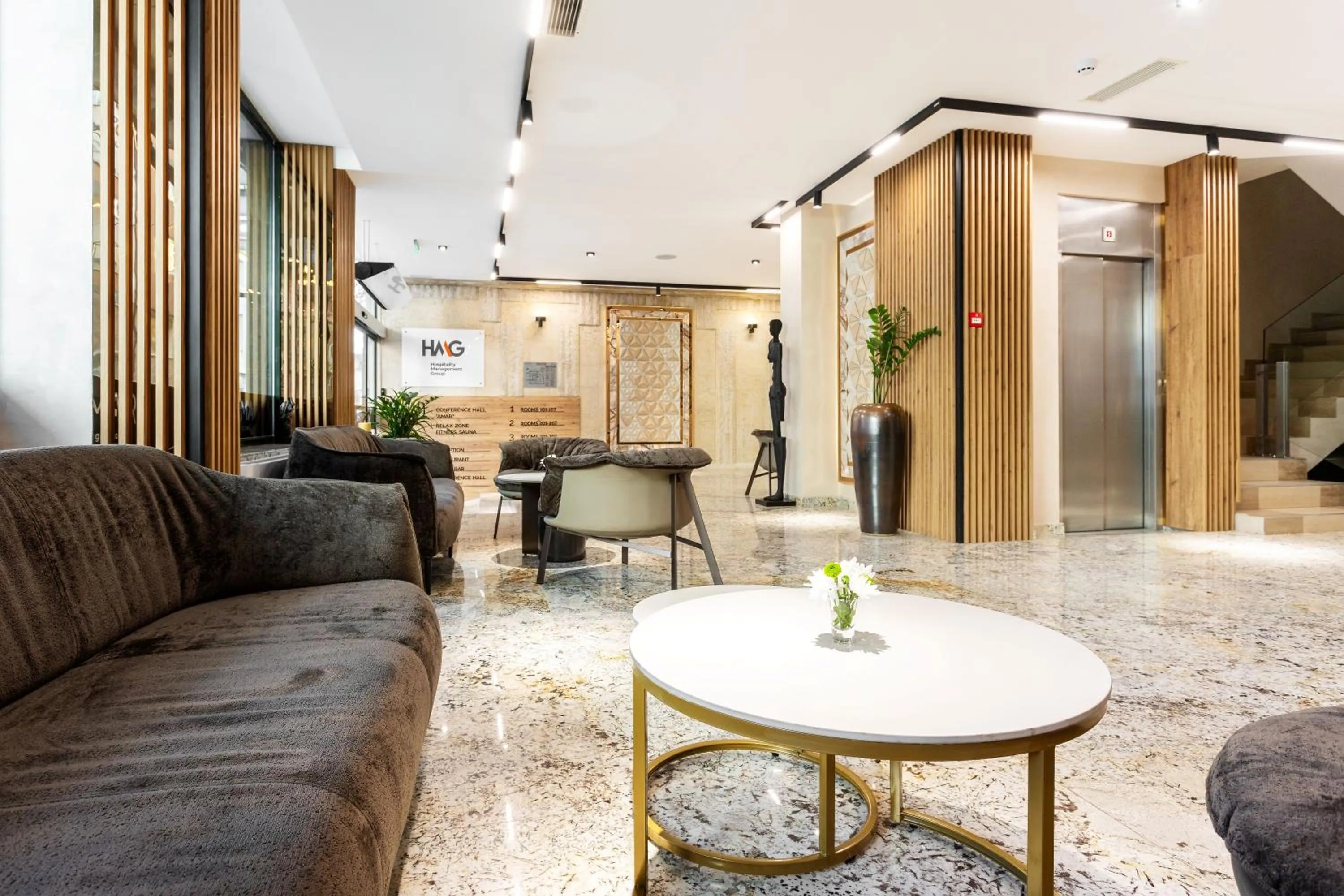 Lobby or reception in AMAR Design Hotel by HMG