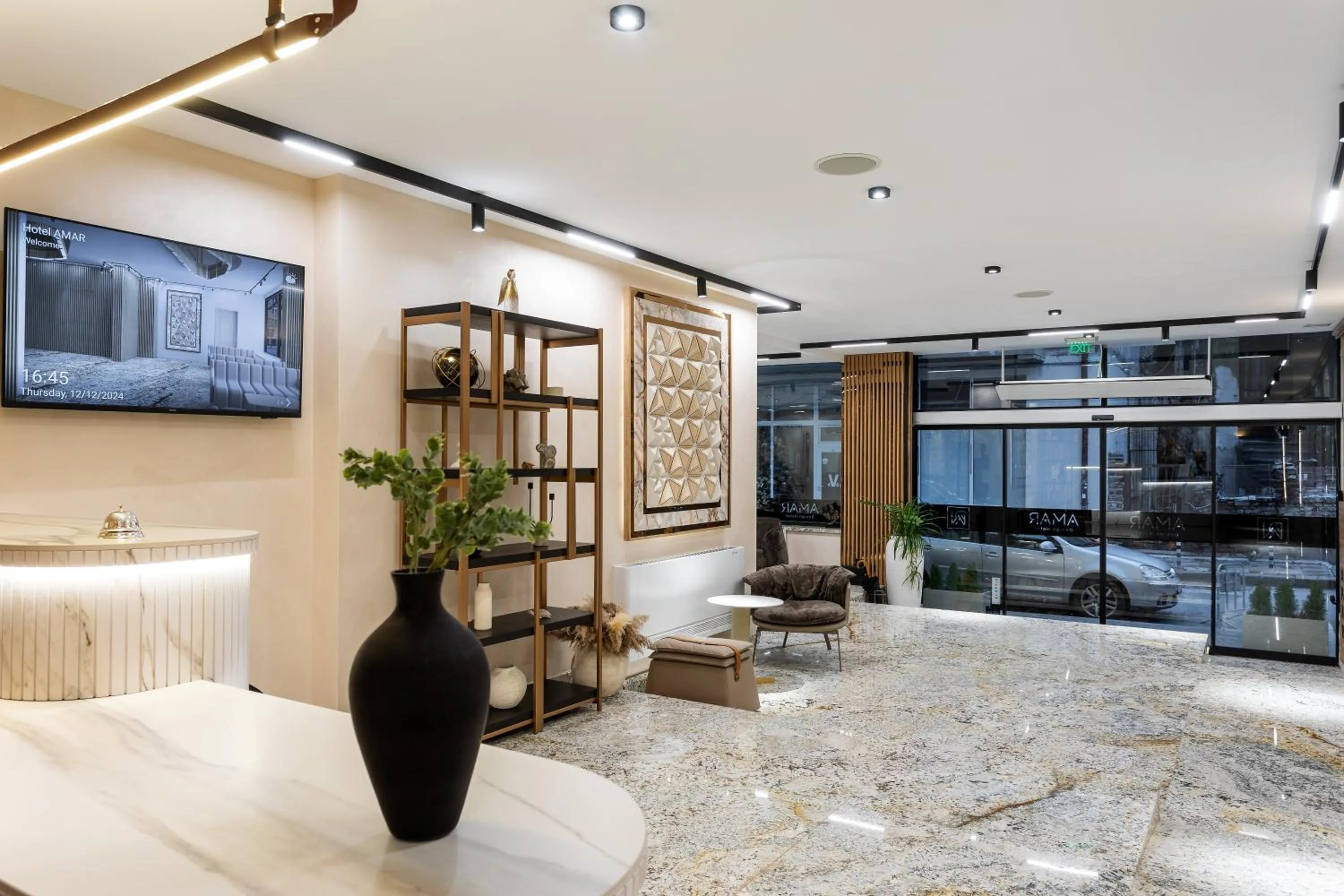 Lobby or reception in AMAR Design Hotel by HMG
