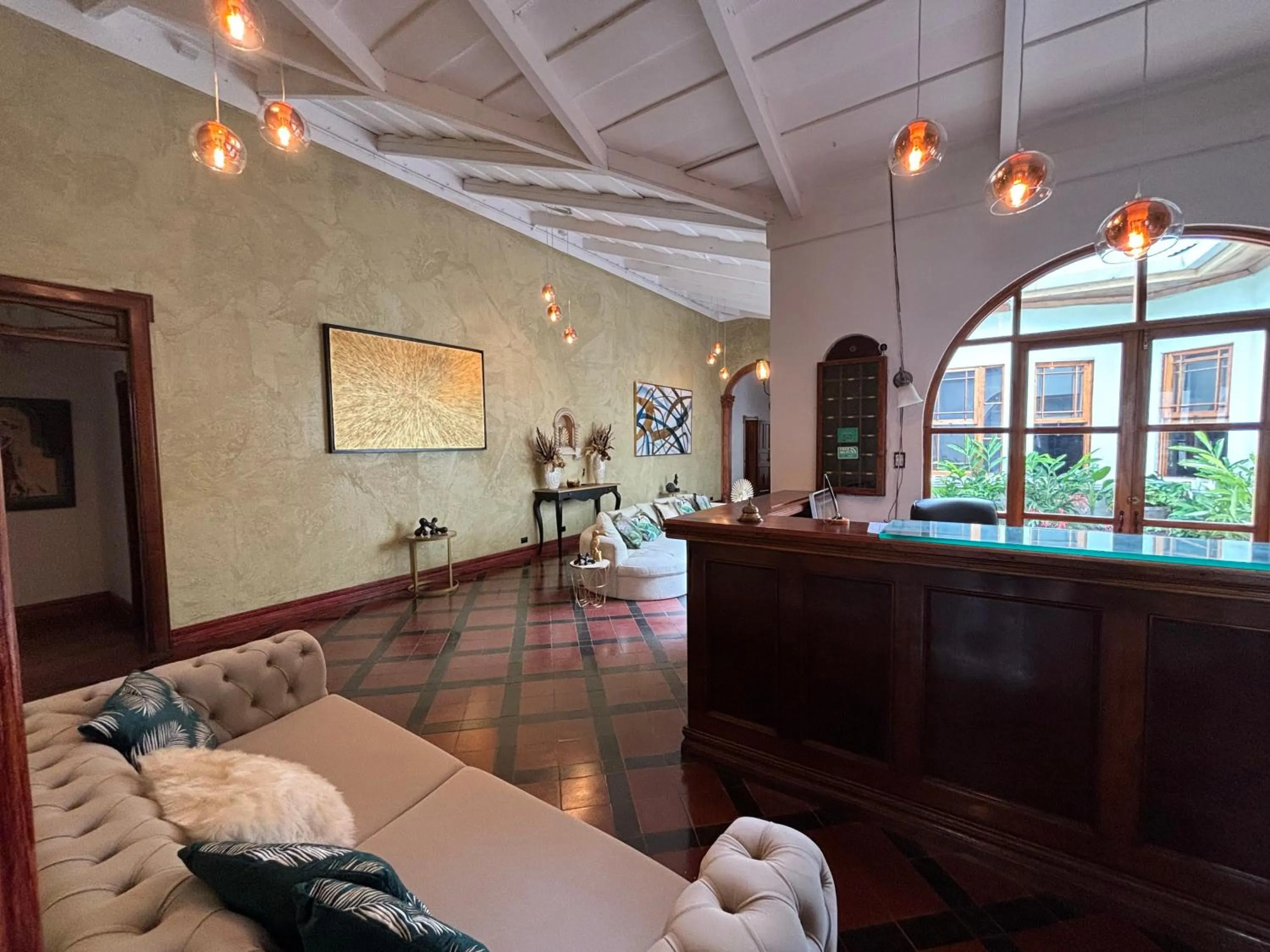 Lobby or reception in The Victorian Hotel