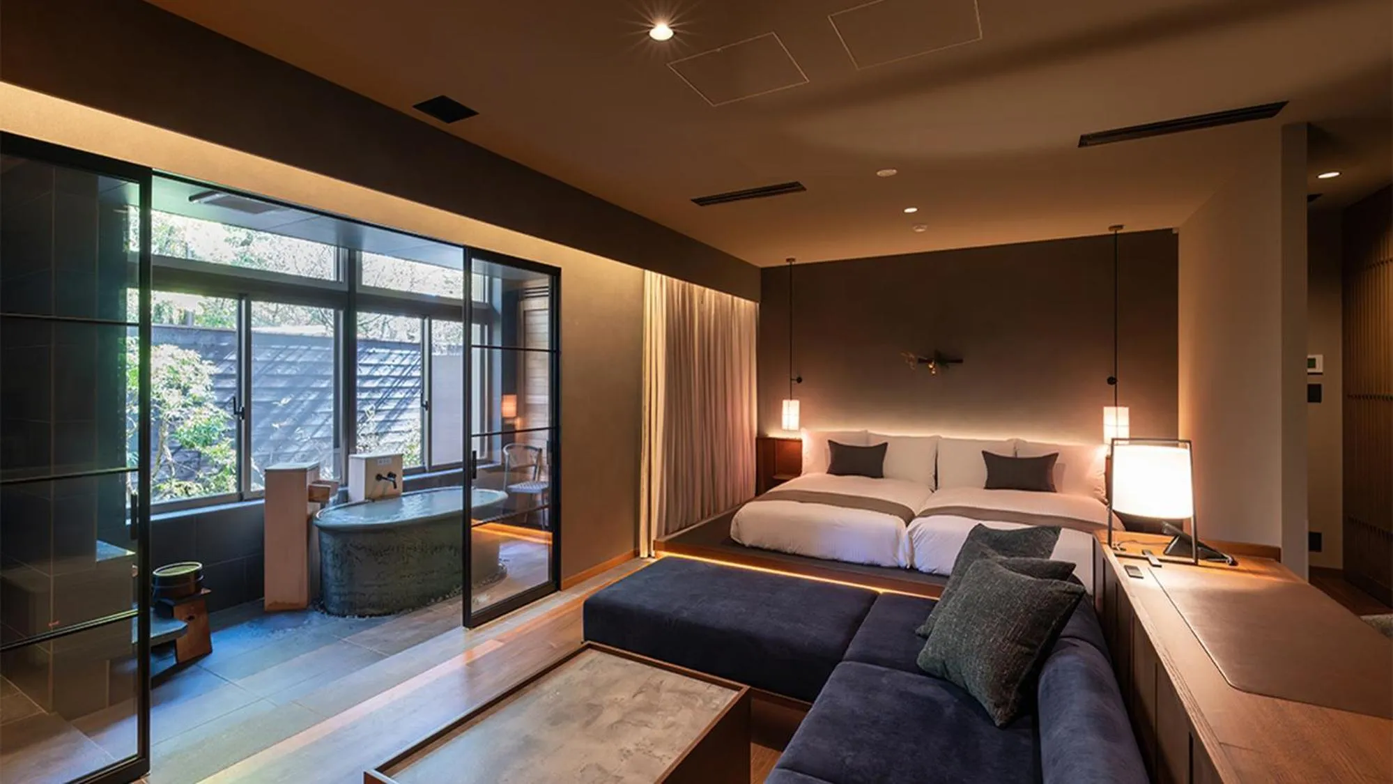 Bedroom, Bed in Nasu-Onsen Shinshun no Kago Hewitt Resort