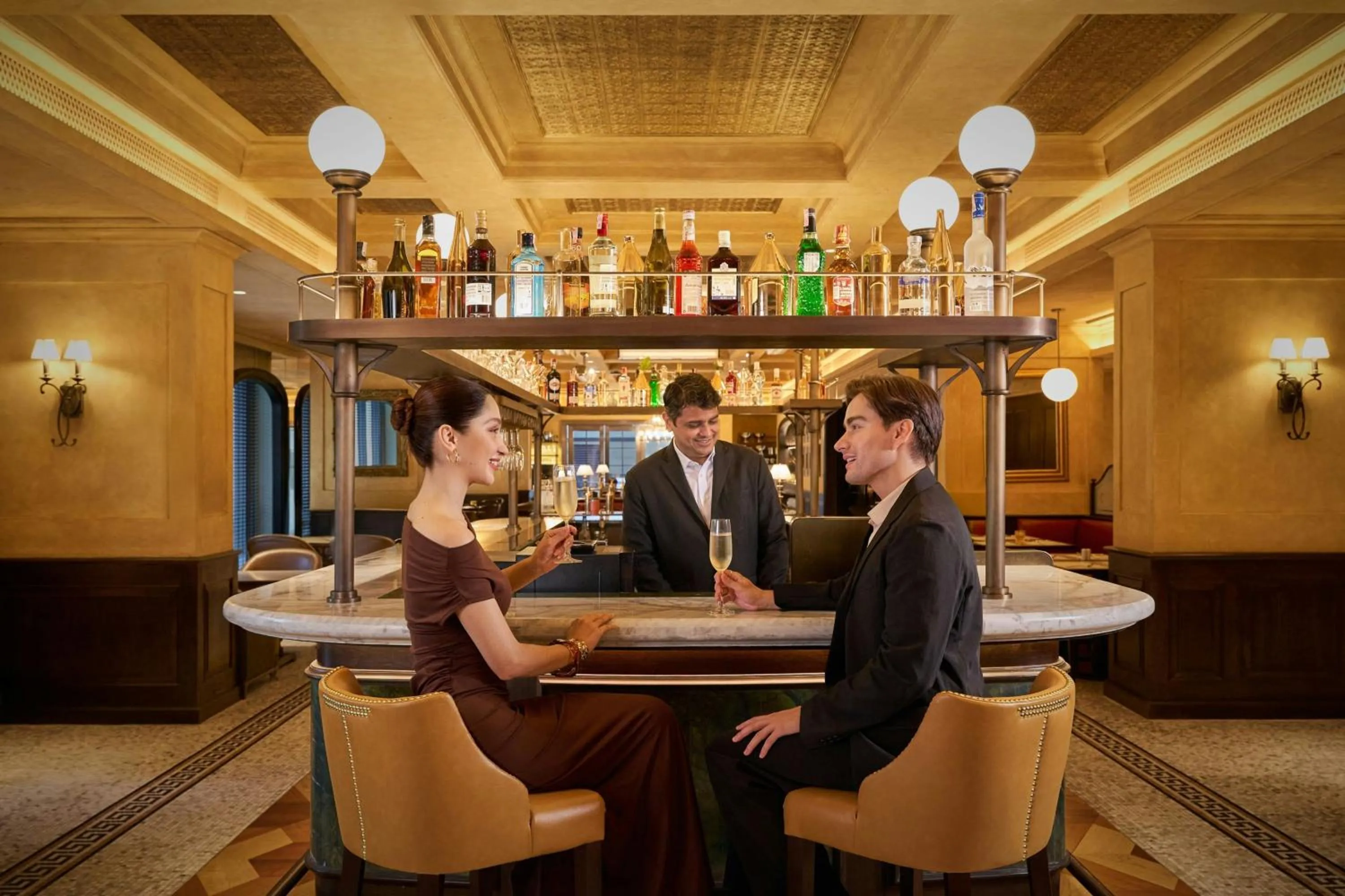 Lounge or bar in Marriott Executive Apartments, Bangkok Townhall Sukhumvit