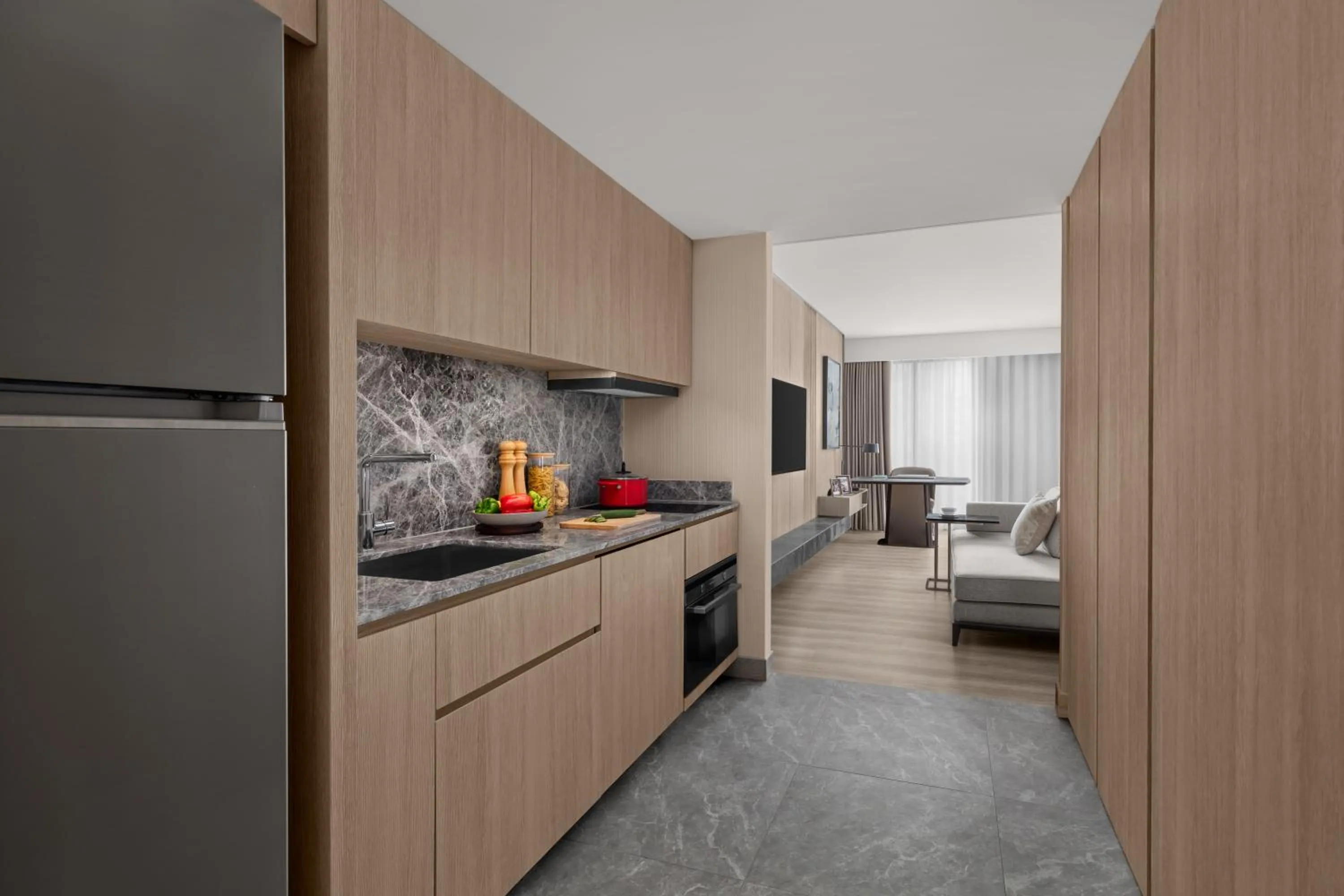 Kitchen or kitchenette in Marriott Executive Apartments, Bangkok Townhall Sukhumvit