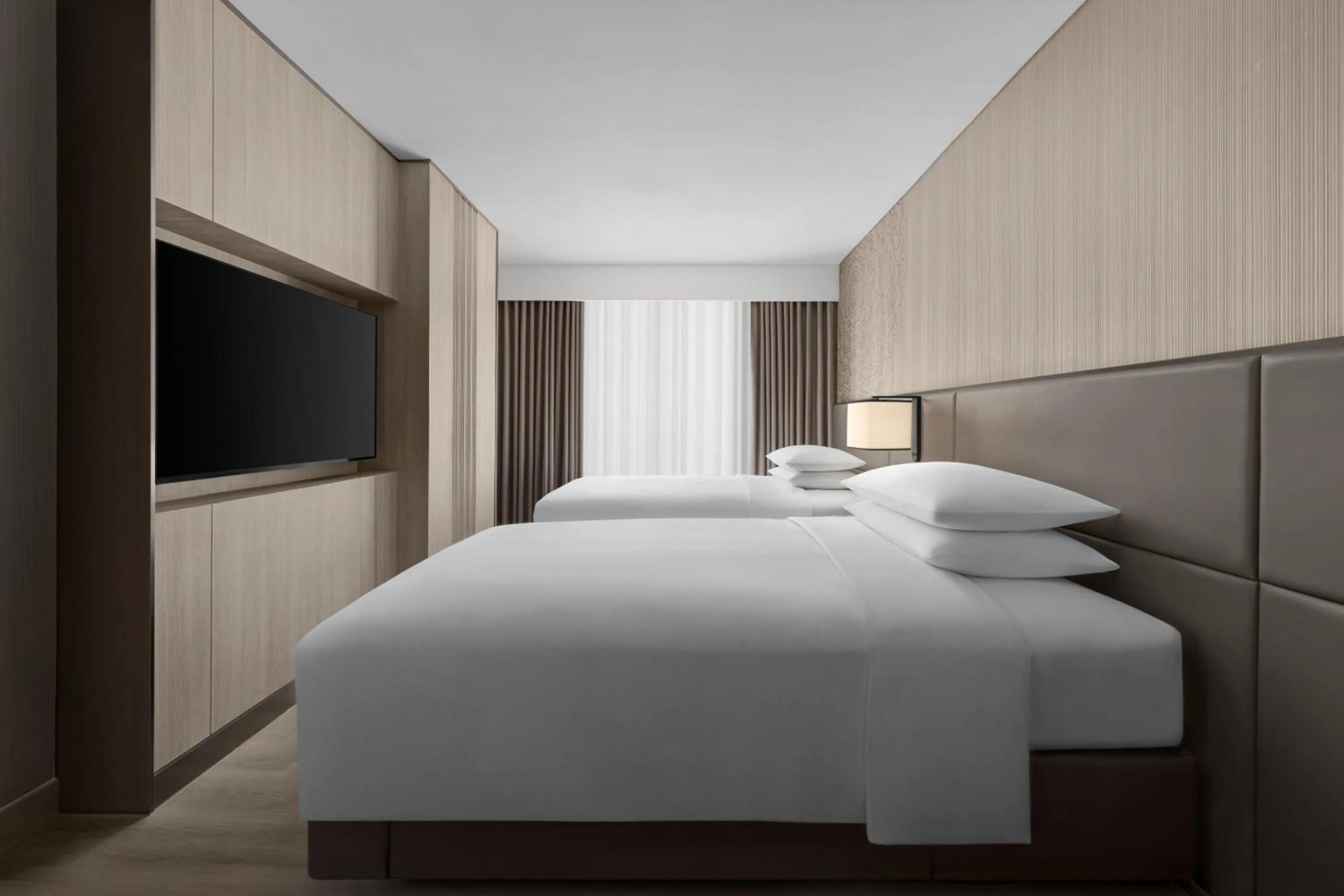 Bedroom, Bed in Marriott Executive Apartments, Bangkok Townhall Sukhumvit