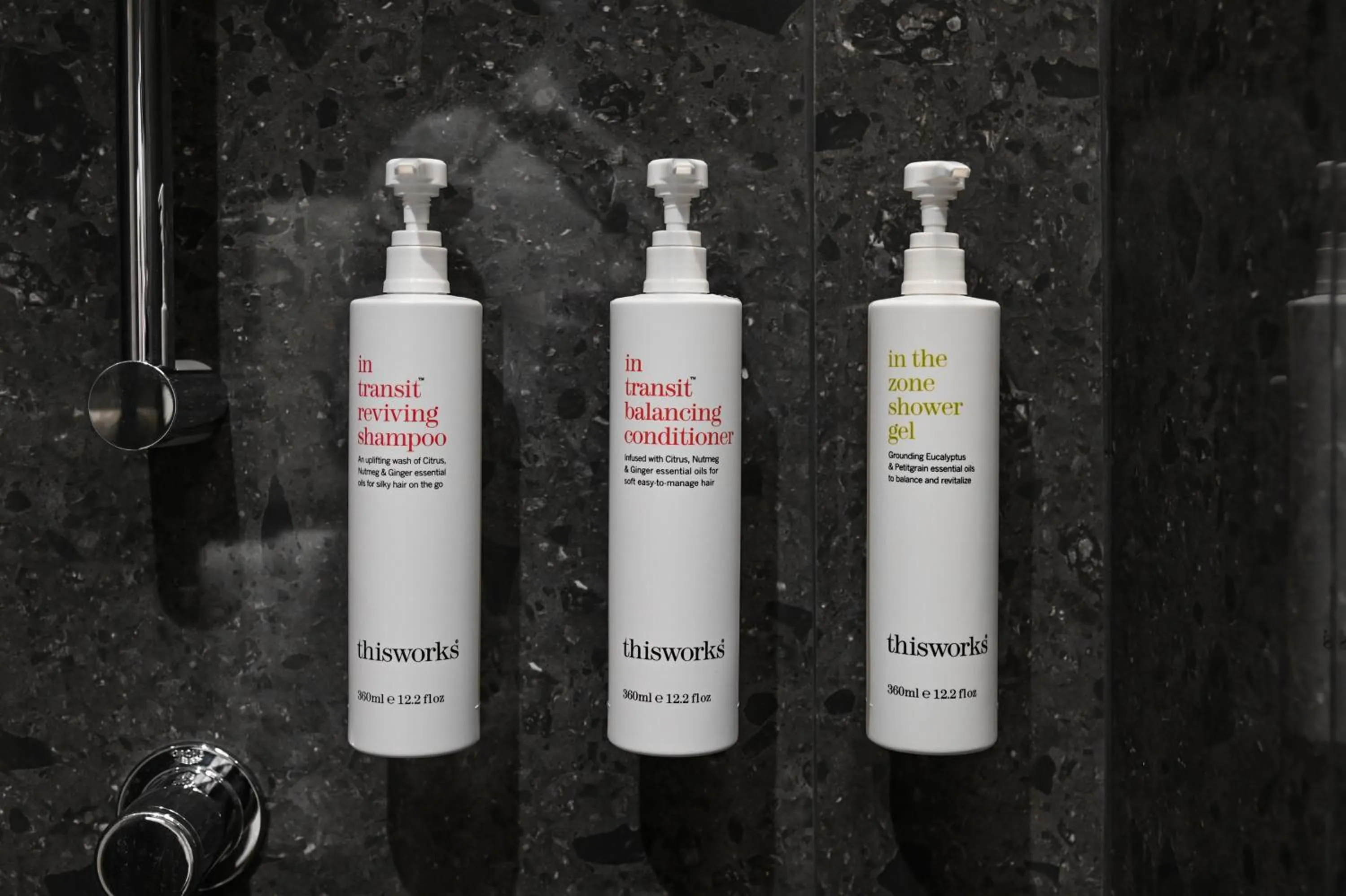 Shower in Marriott Executive Apartments, Bangkok Townhall Sukhumvit