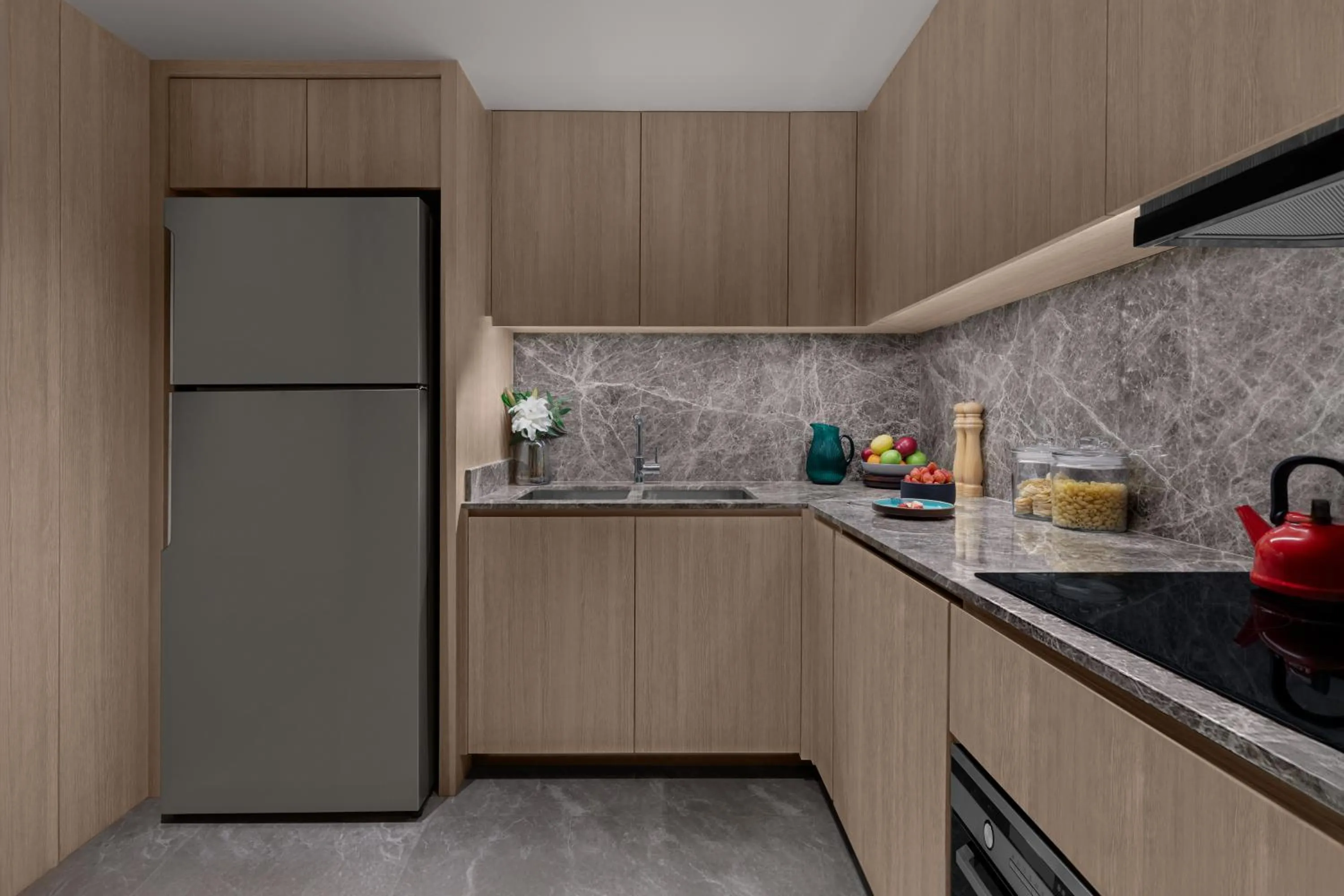 Kitchen or kitchenette in Marriott Executive Apartments, Bangkok Townhall Sukhumvit