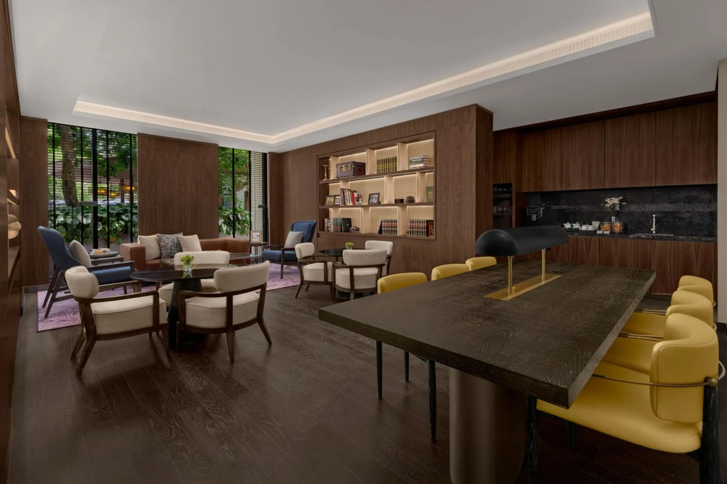 Lounge or bar in Marriott Executive Apartments, Bangkok Townhall Sukhumvit