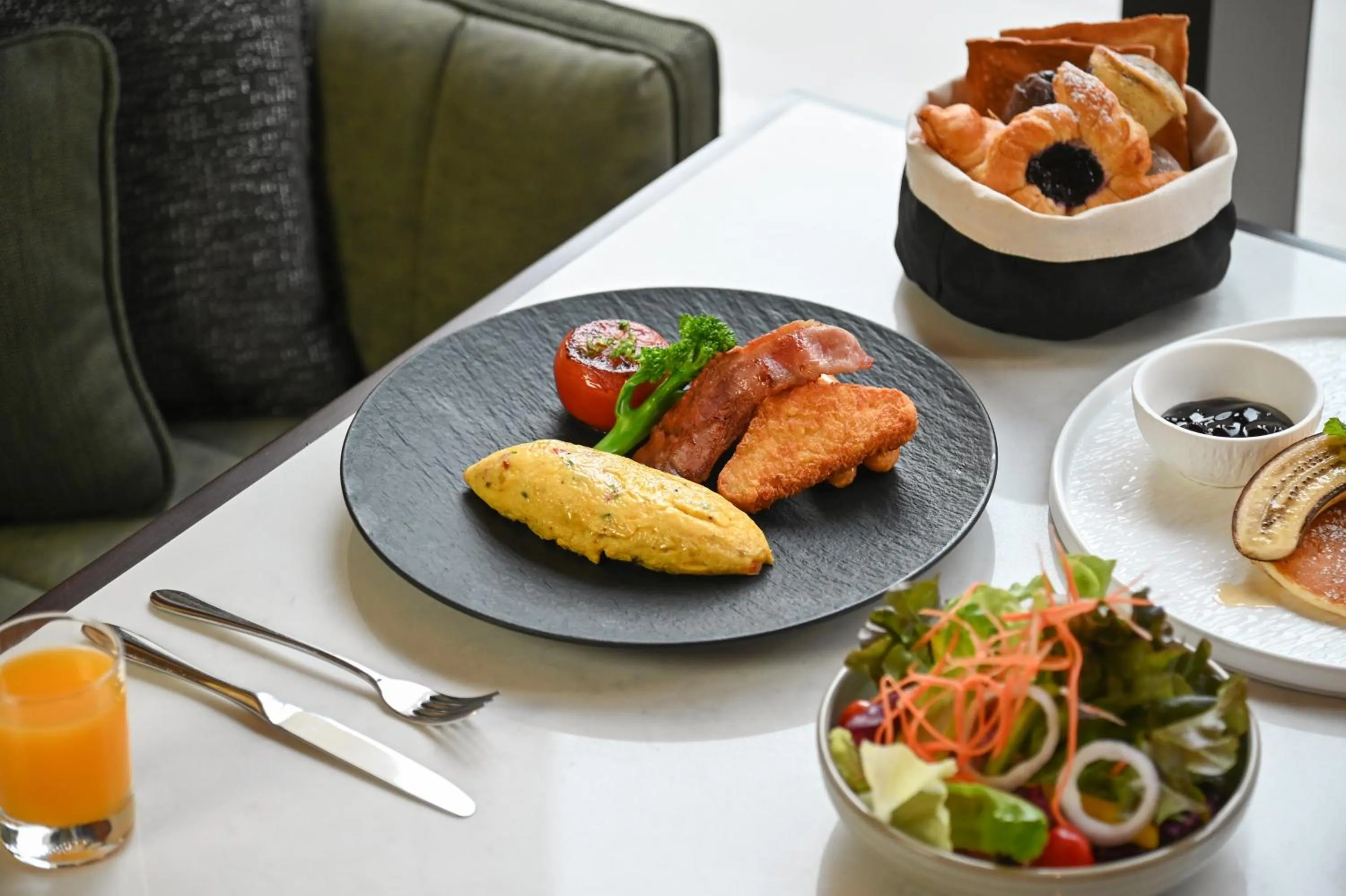 Breakfast in Marriott Executive Apartments, Bangkok Townhall Sukhumvit