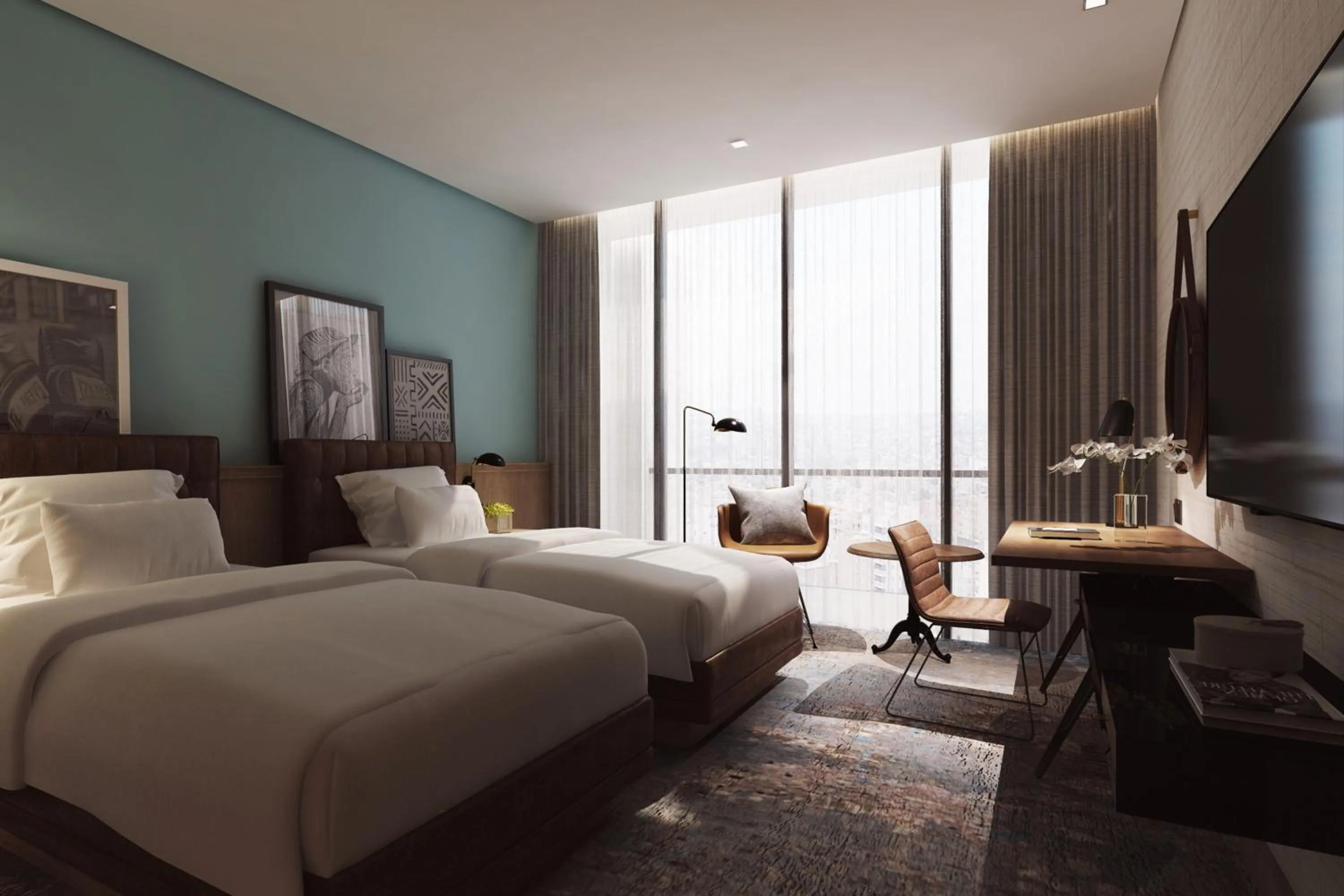 Photo of the whole room, Bed in Four Points by Sheraton Dakar Diamniadio