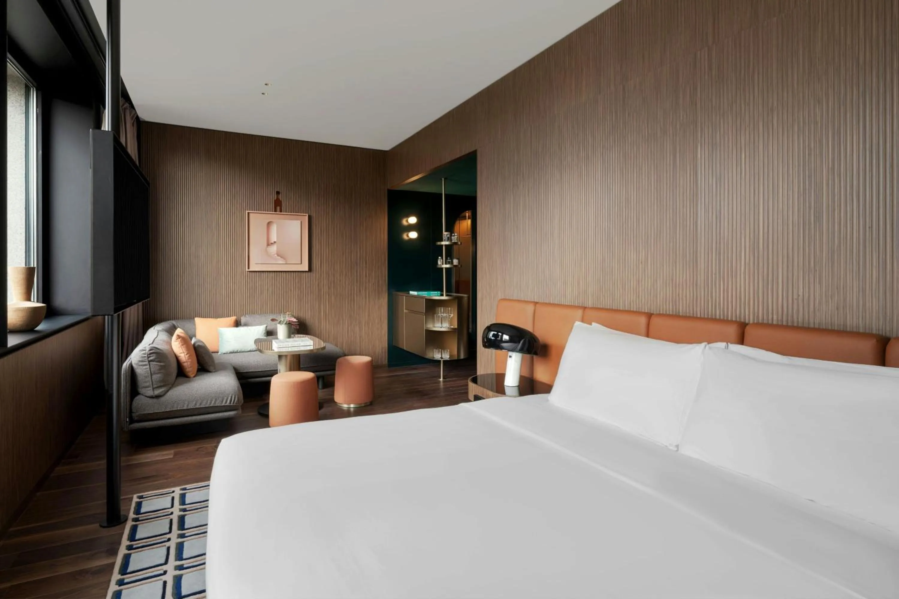 Bedroom, Bed in Casa Brera, a Luxury Collection Hotel, Milan