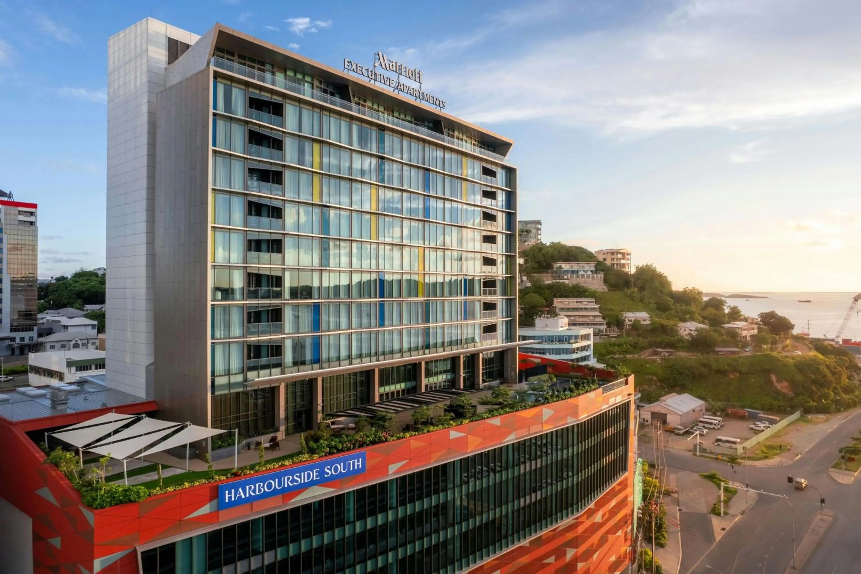 Property building in Marriott Executive Apartments Port Moresby