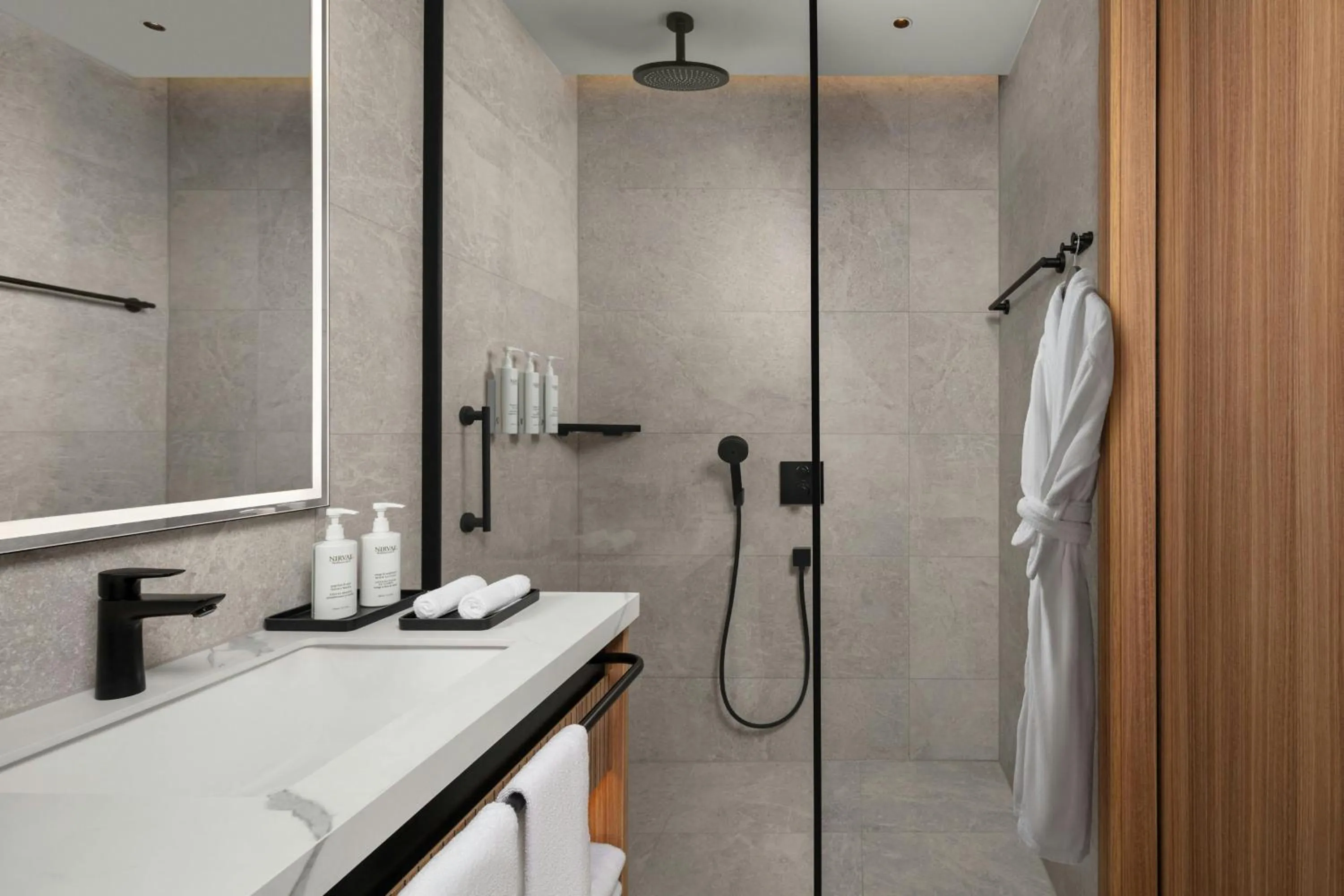 Bathroom in Courtyard by Marriott Prishtina