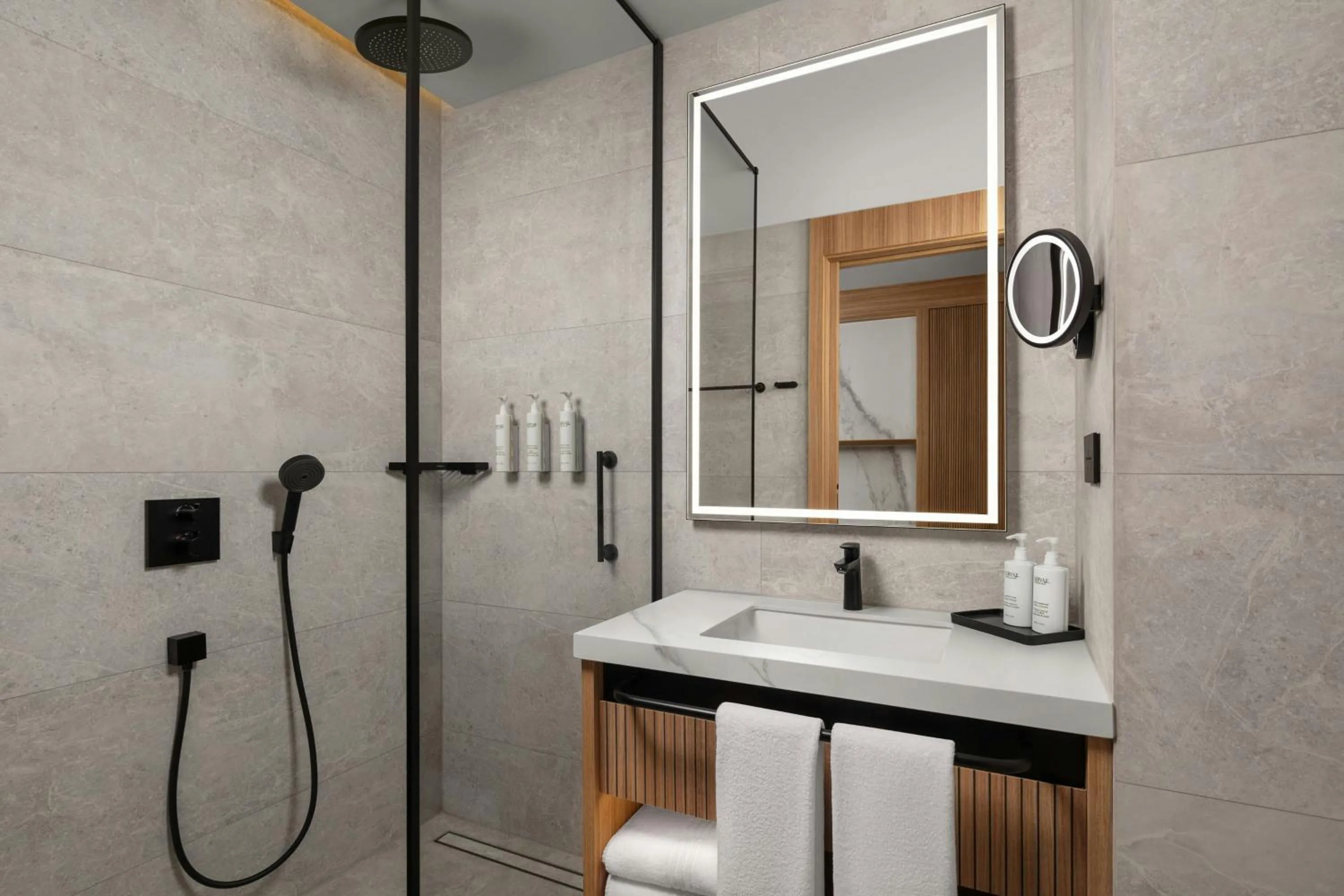 Bathroom in Courtyard by Marriott Prishtina