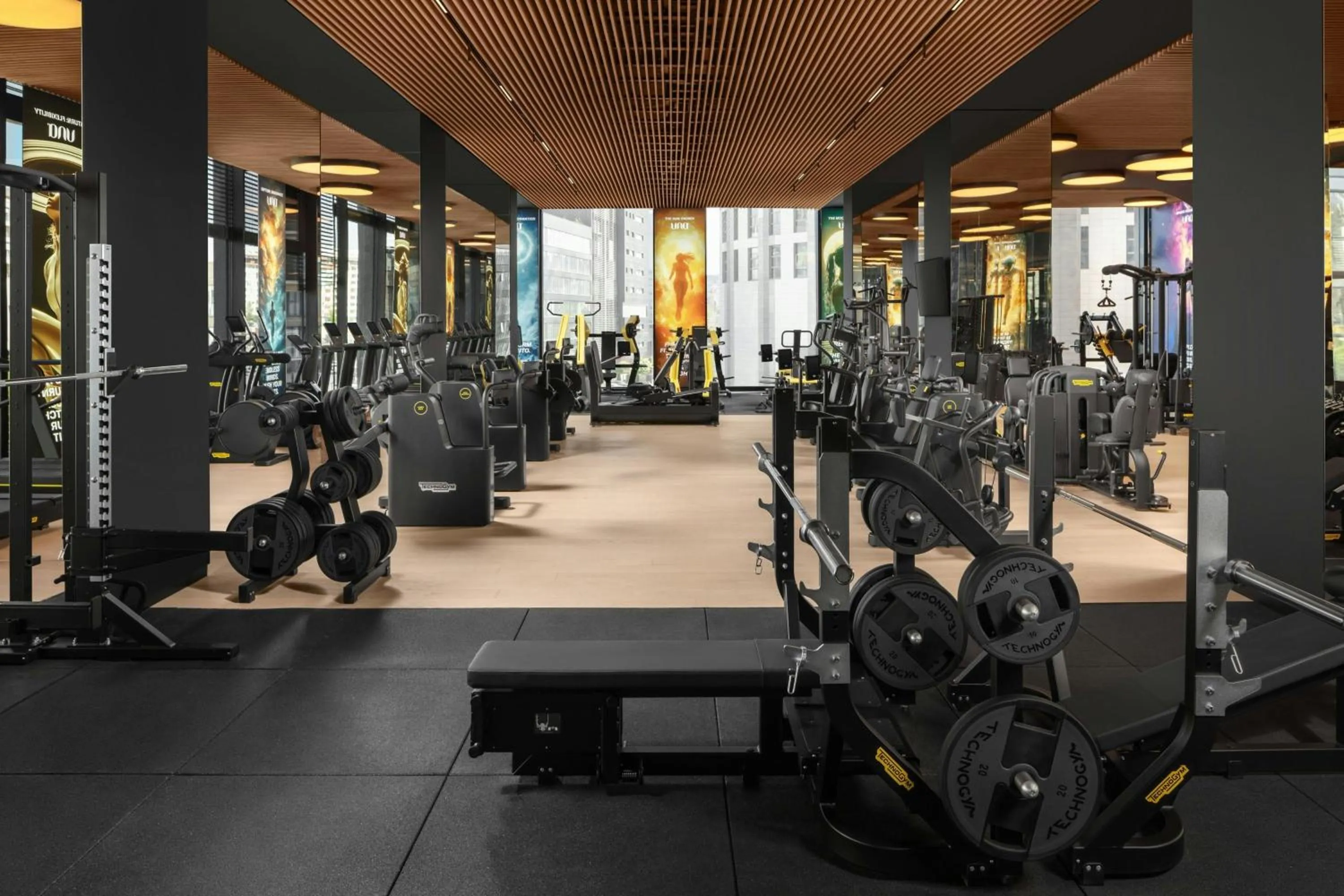 Fitness centre/facilities in Courtyard by Marriott Prishtina