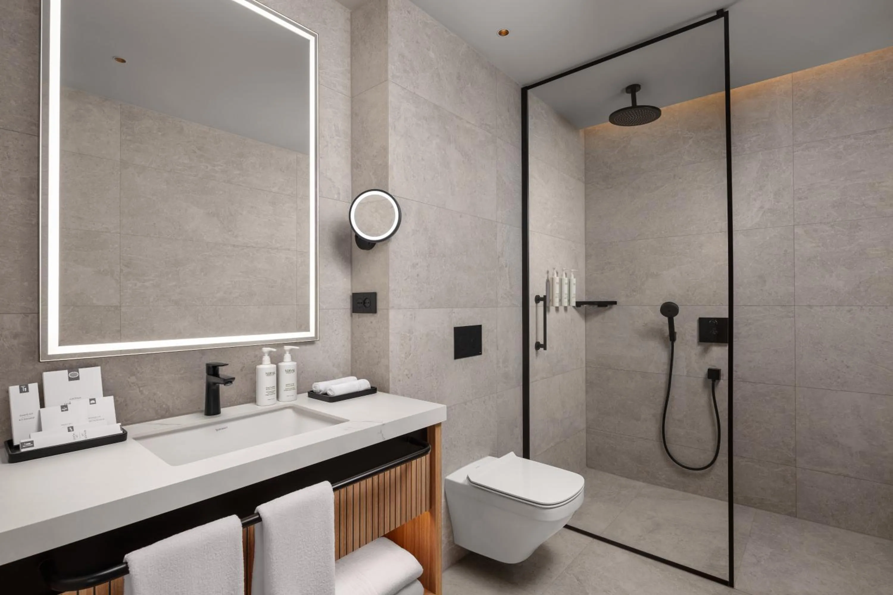 Bathroom in Courtyard by Marriott Prishtina