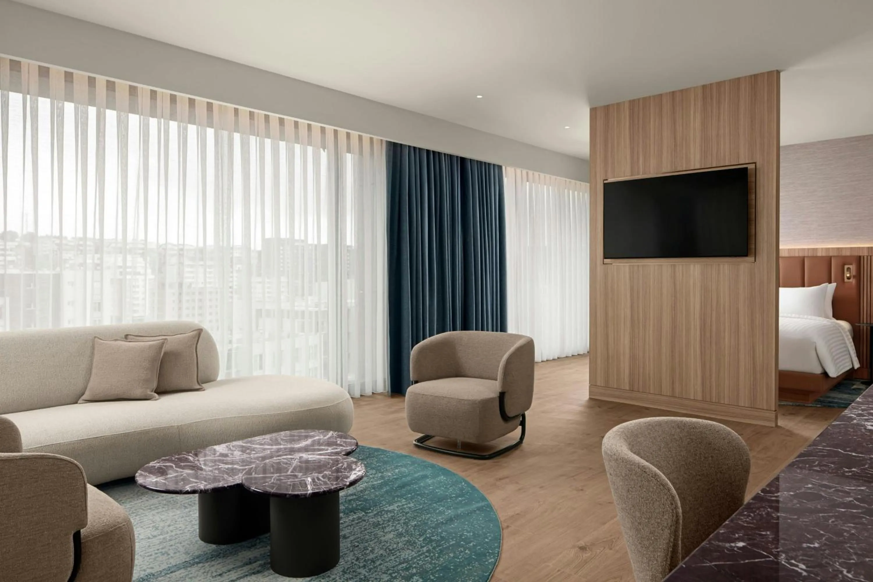 Photo of the whole room in Courtyard by Marriott Prishtina