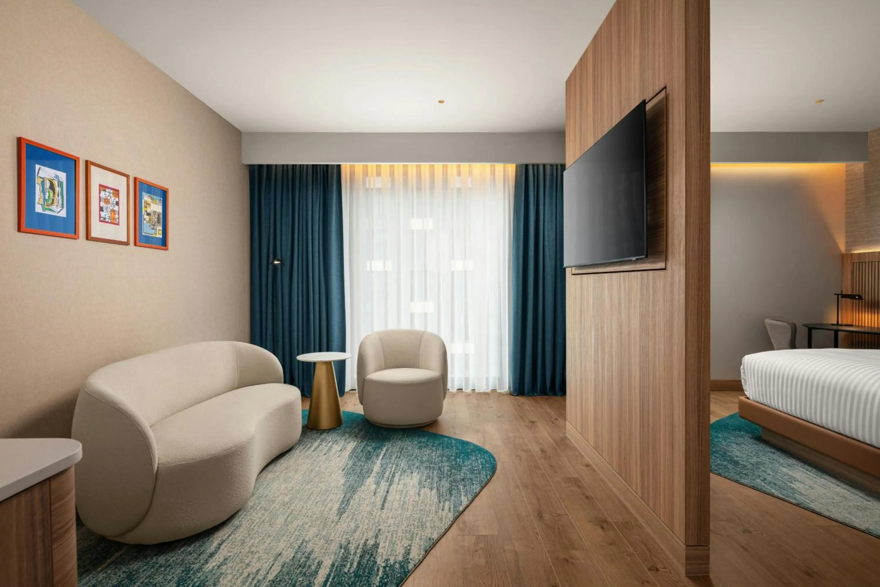 Photo of the whole room, Bed in Courtyard by Marriott Prishtina