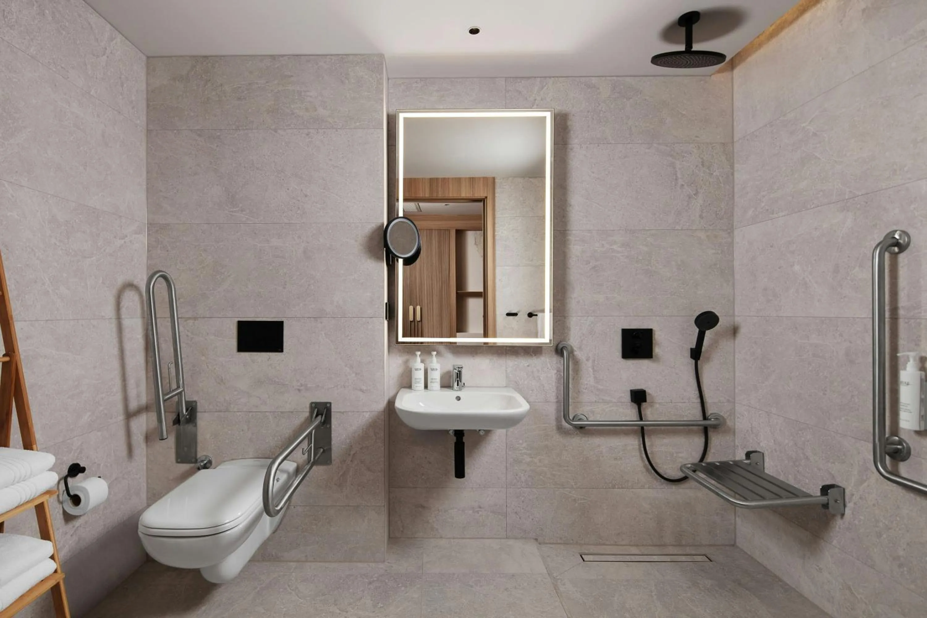 Bathroom in Courtyard by Marriott Prishtina
