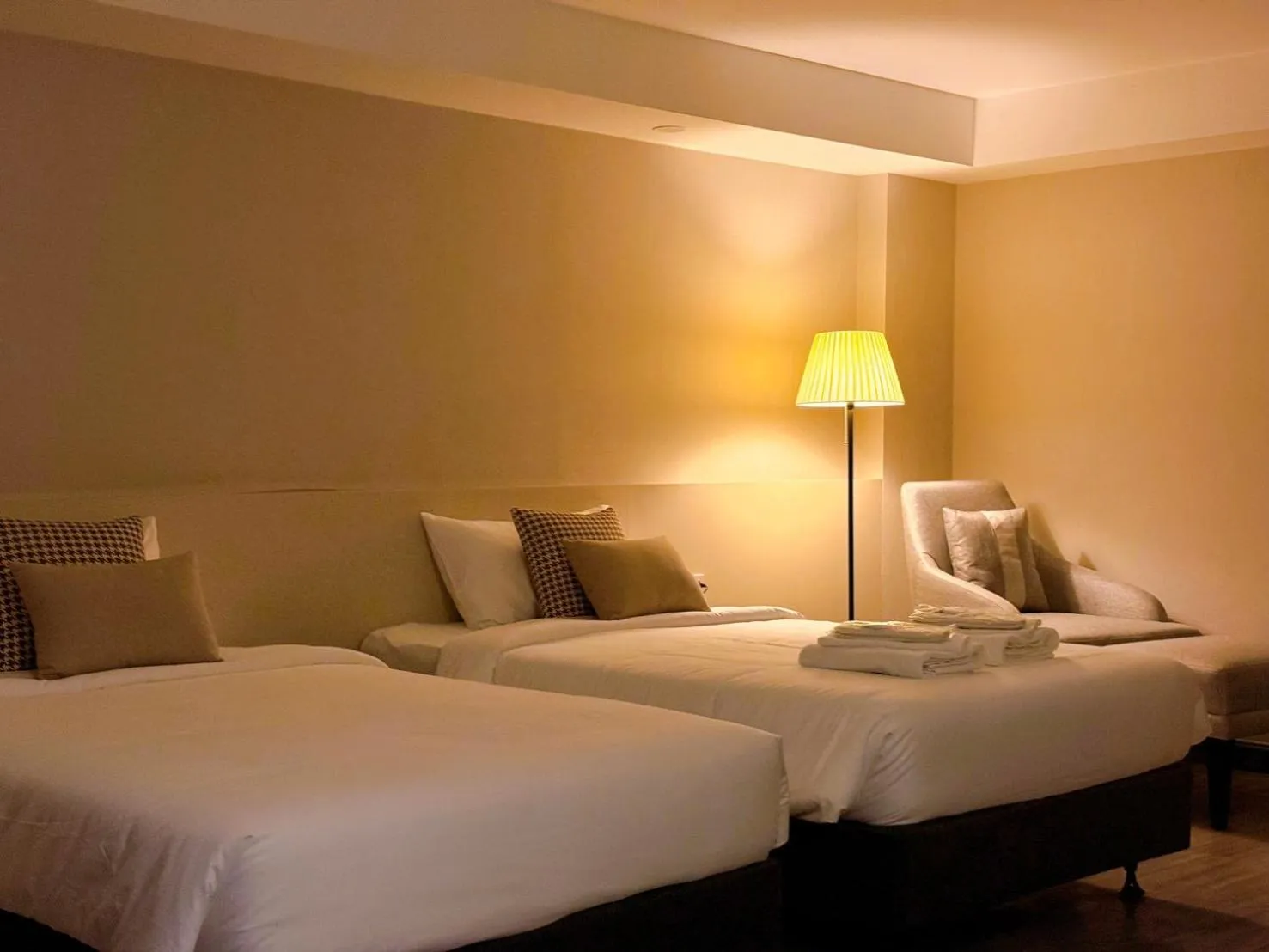 Bed in Miloft Suvarnabhumi Airport Hotel