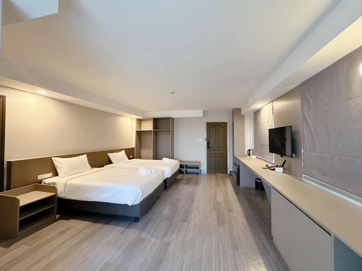 Bed in Miloft Suvarnabhumi Airport Hotel