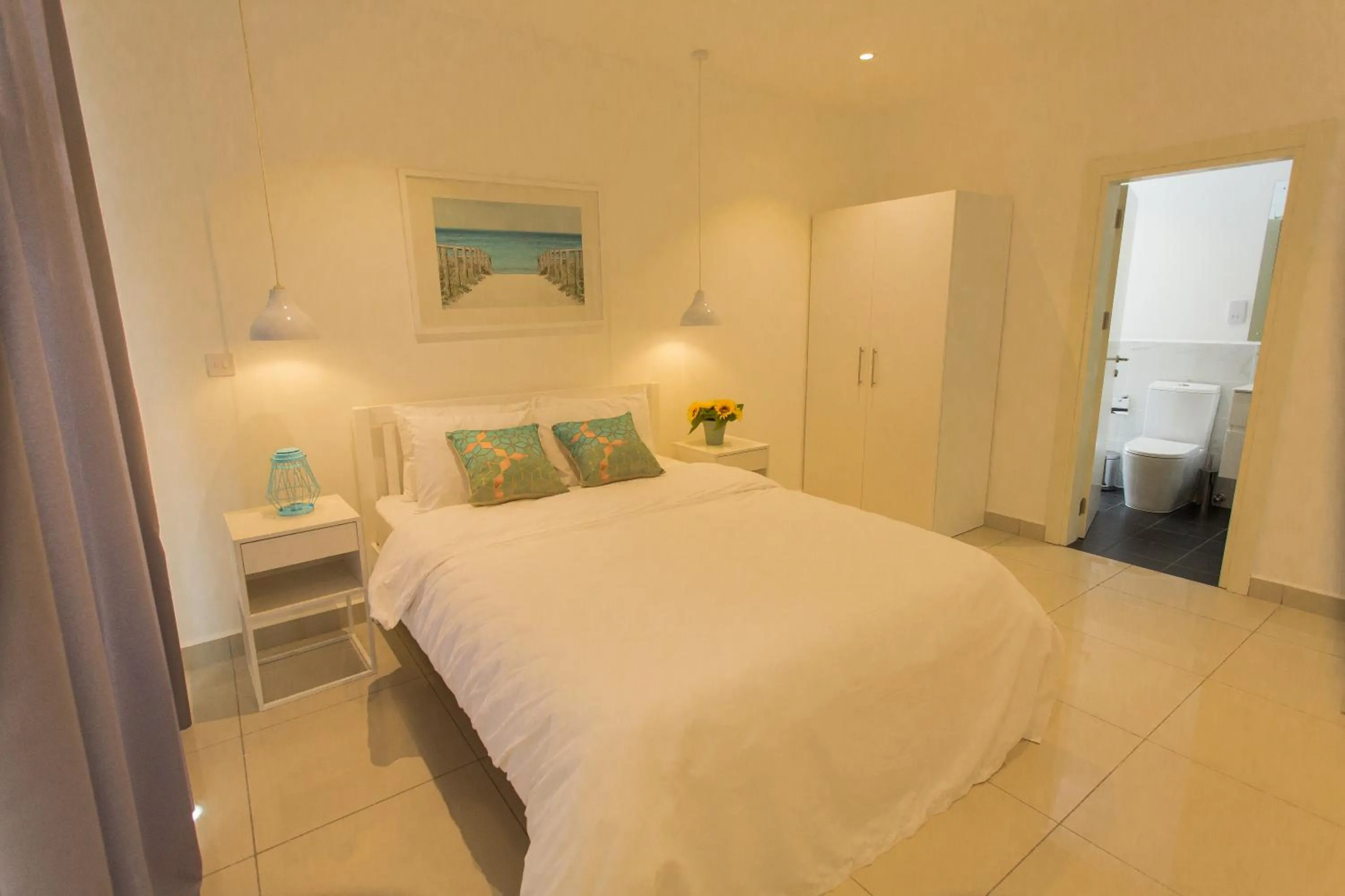 Bed in Accra Luxury Apartments at Embassy Gardens