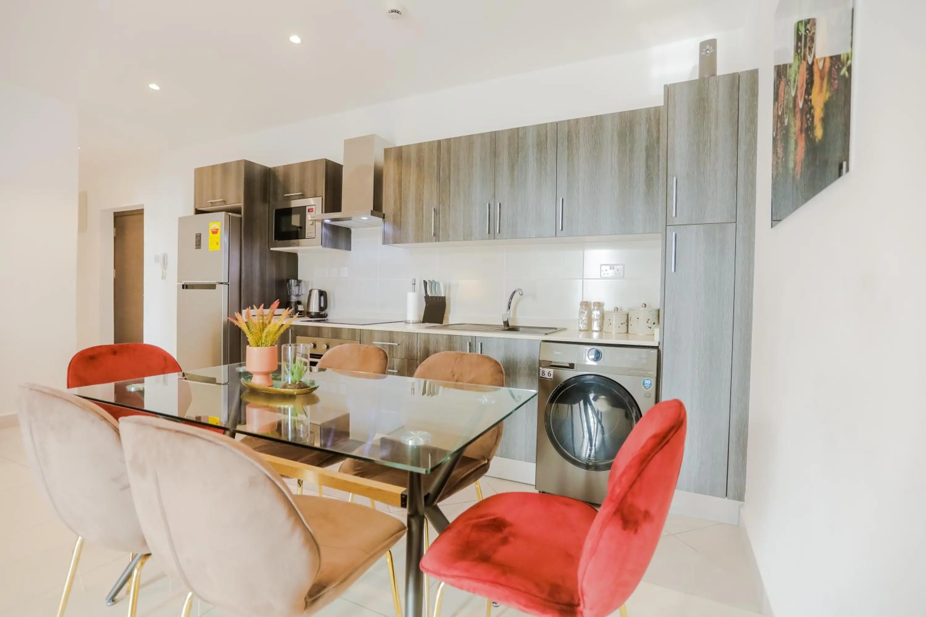 Kitchen or kitchenette in Accra Luxury Apartments at Embassy Gardens