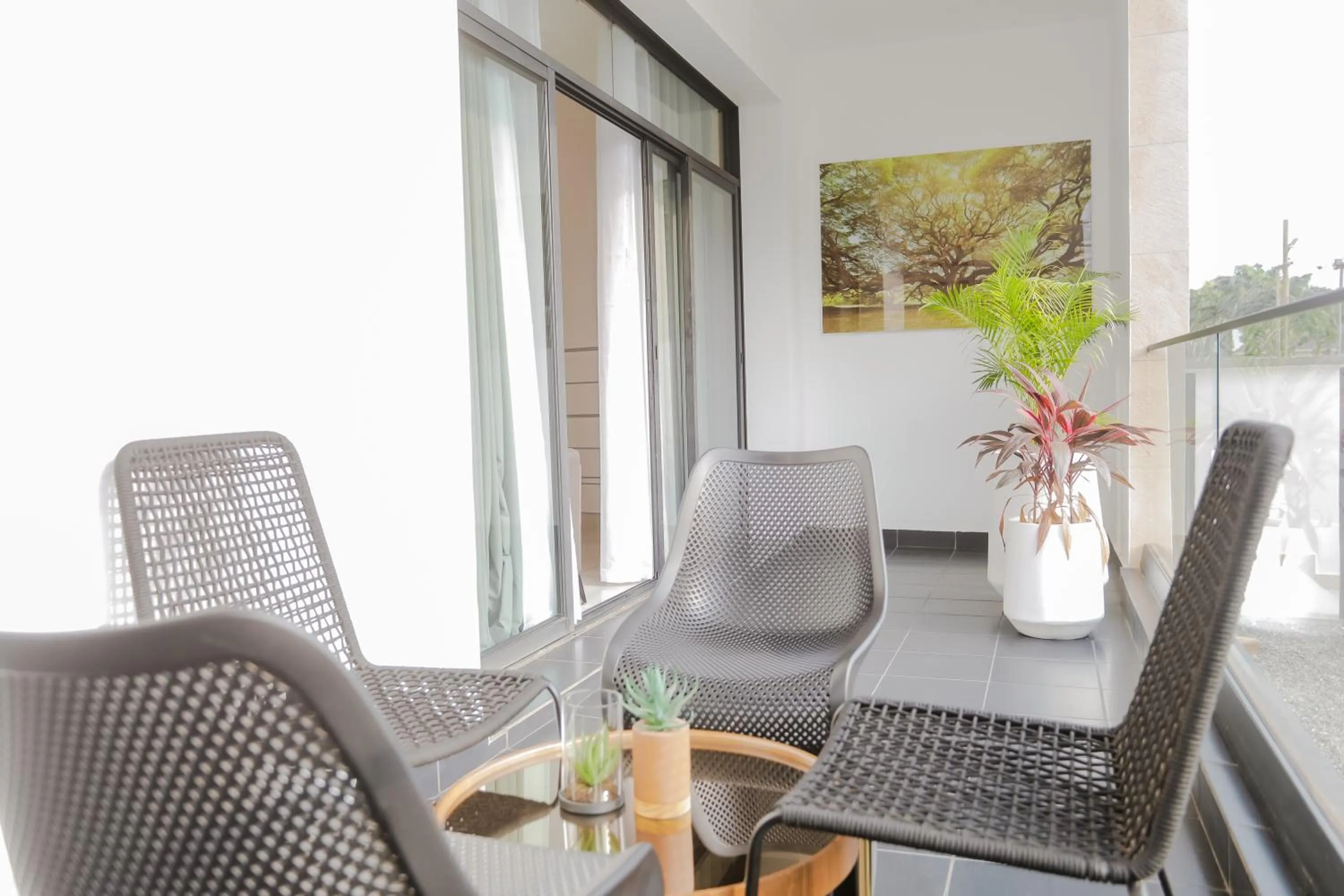 Patio in Accra Luxury Apartments at Embassy Gardens