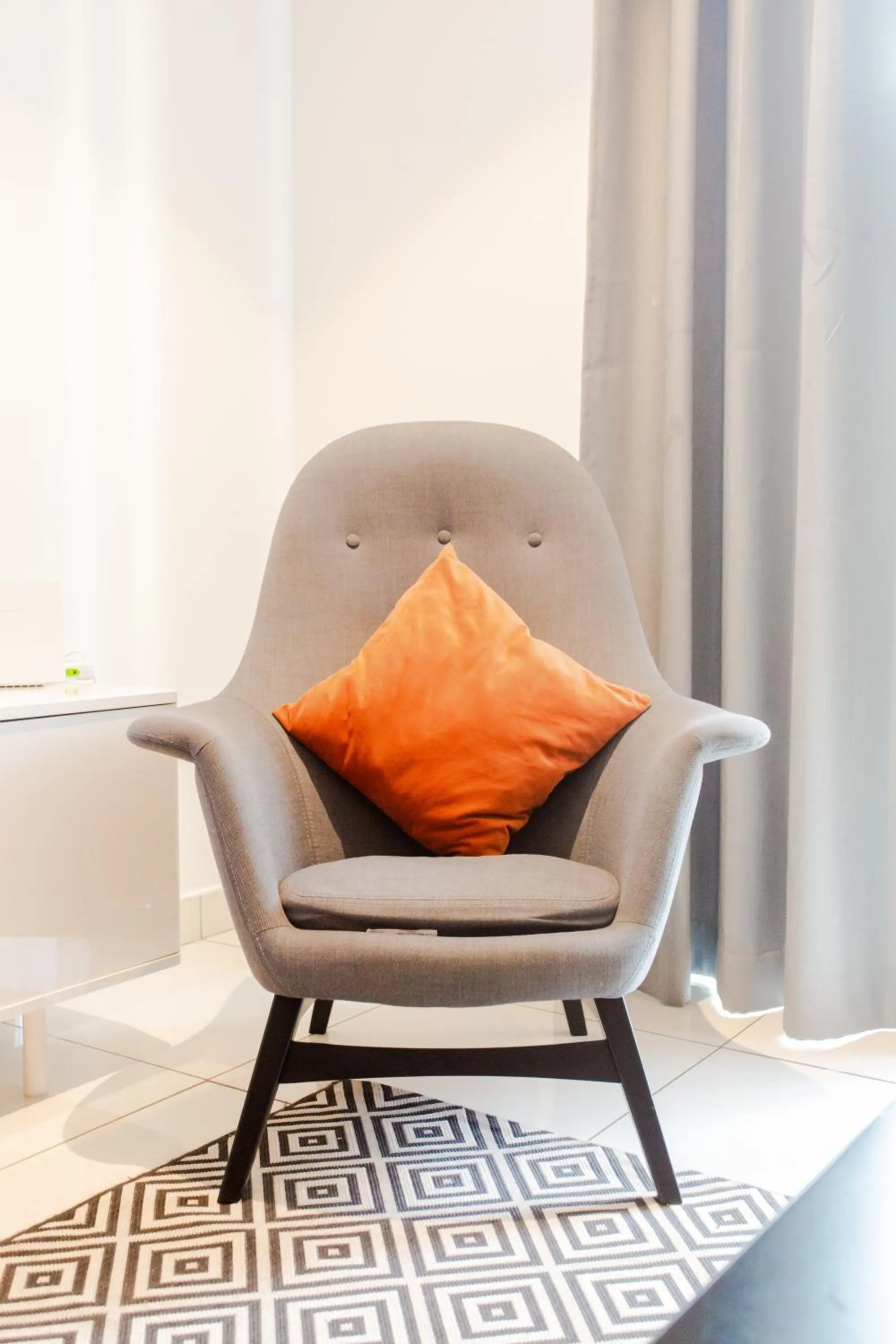 Living room in Accra Luxury Apartments at Embassy Gardens