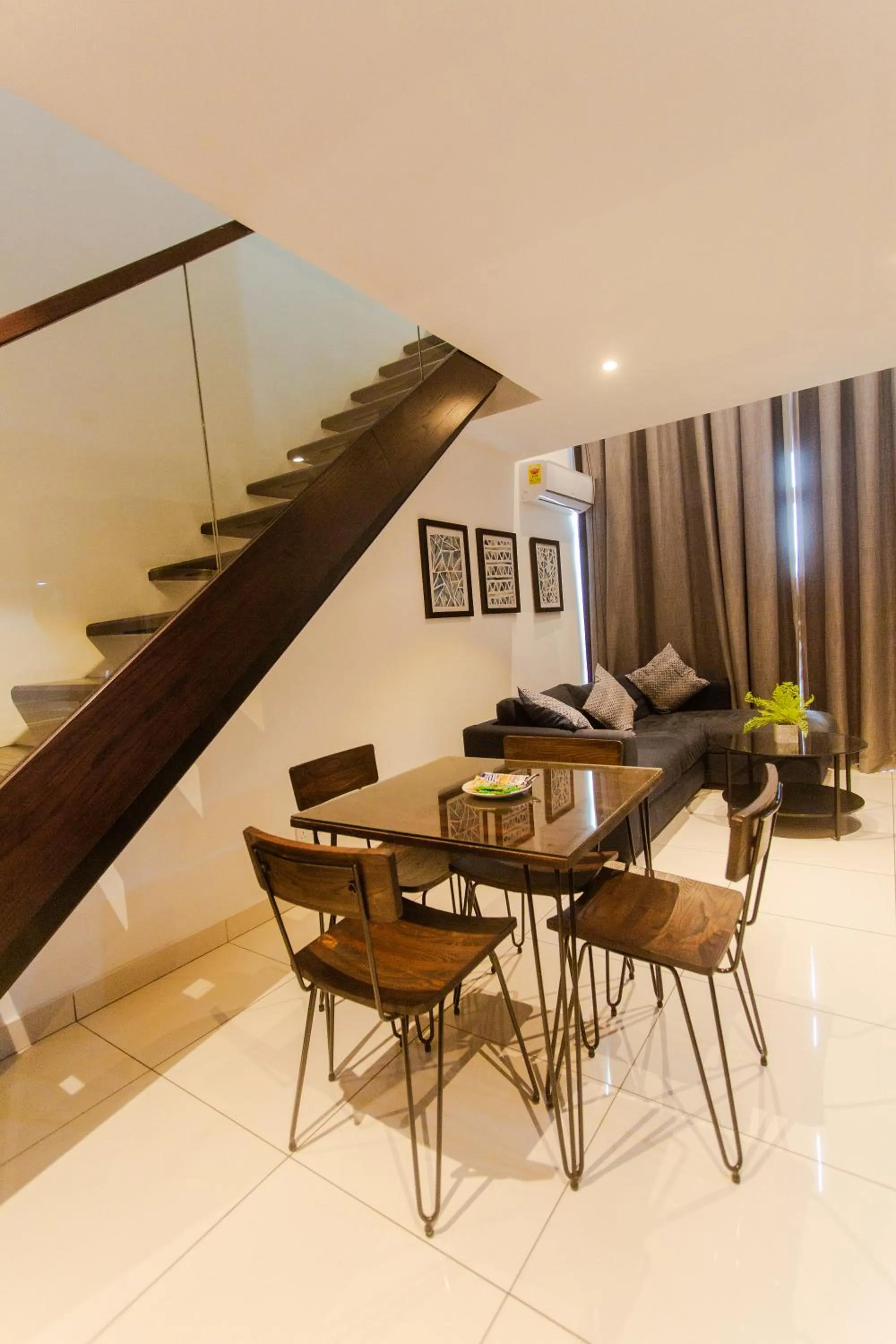 Dining area in Accra Luxury Apartments at Embassy Gardens