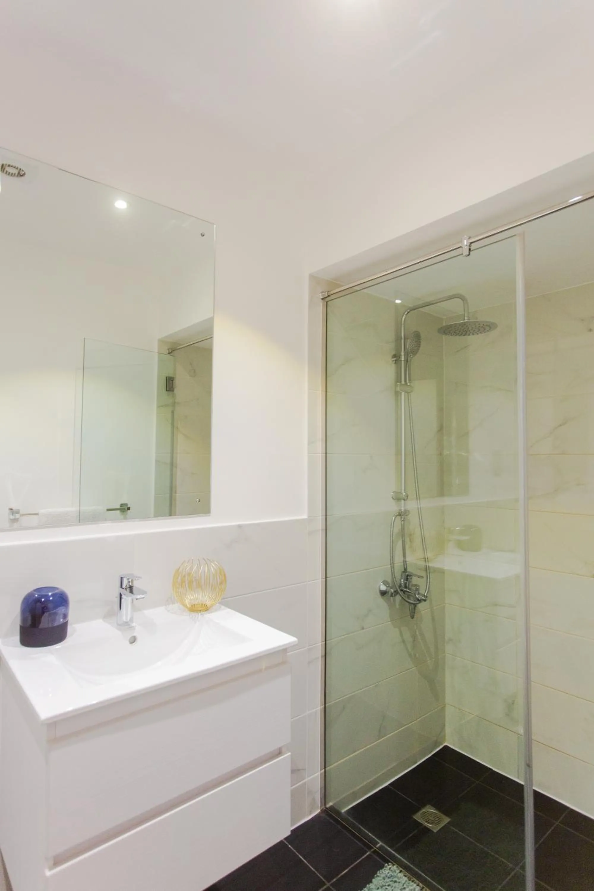 Shower in Accra Luxury Apartments at Embassy Gardens