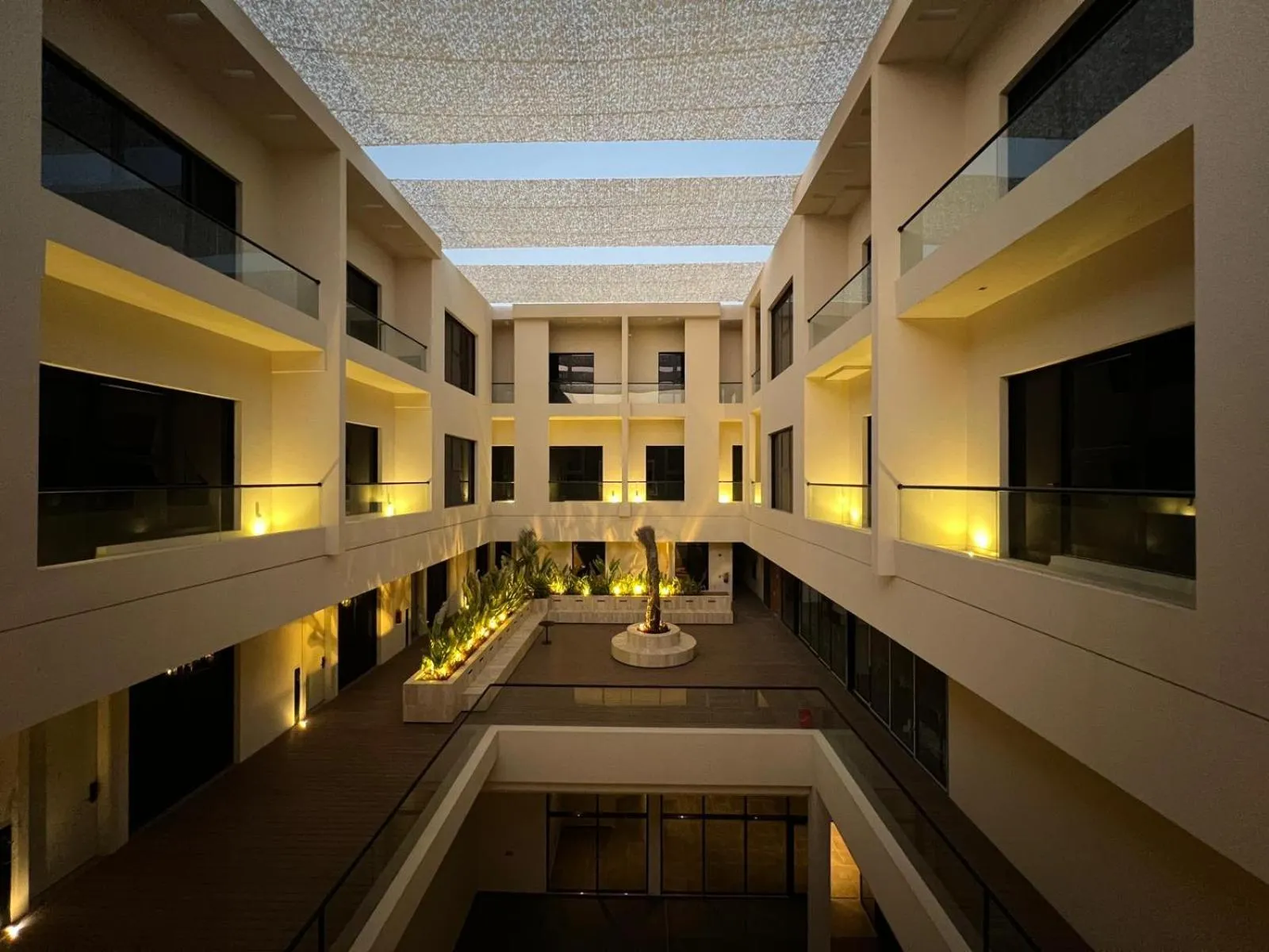 Inner courtyard view in Rafa- Hittin