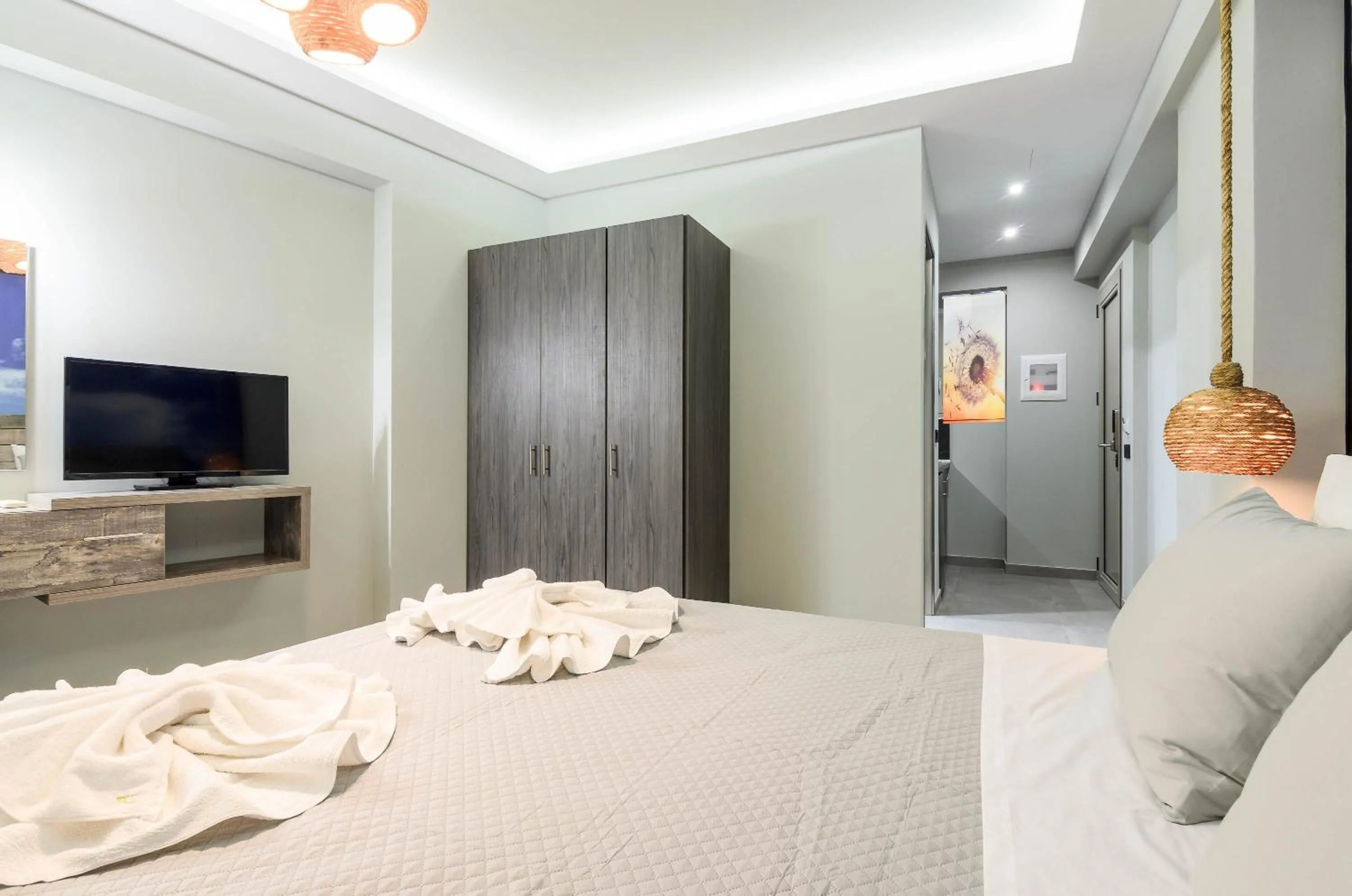 Bed in Artemis Apartments