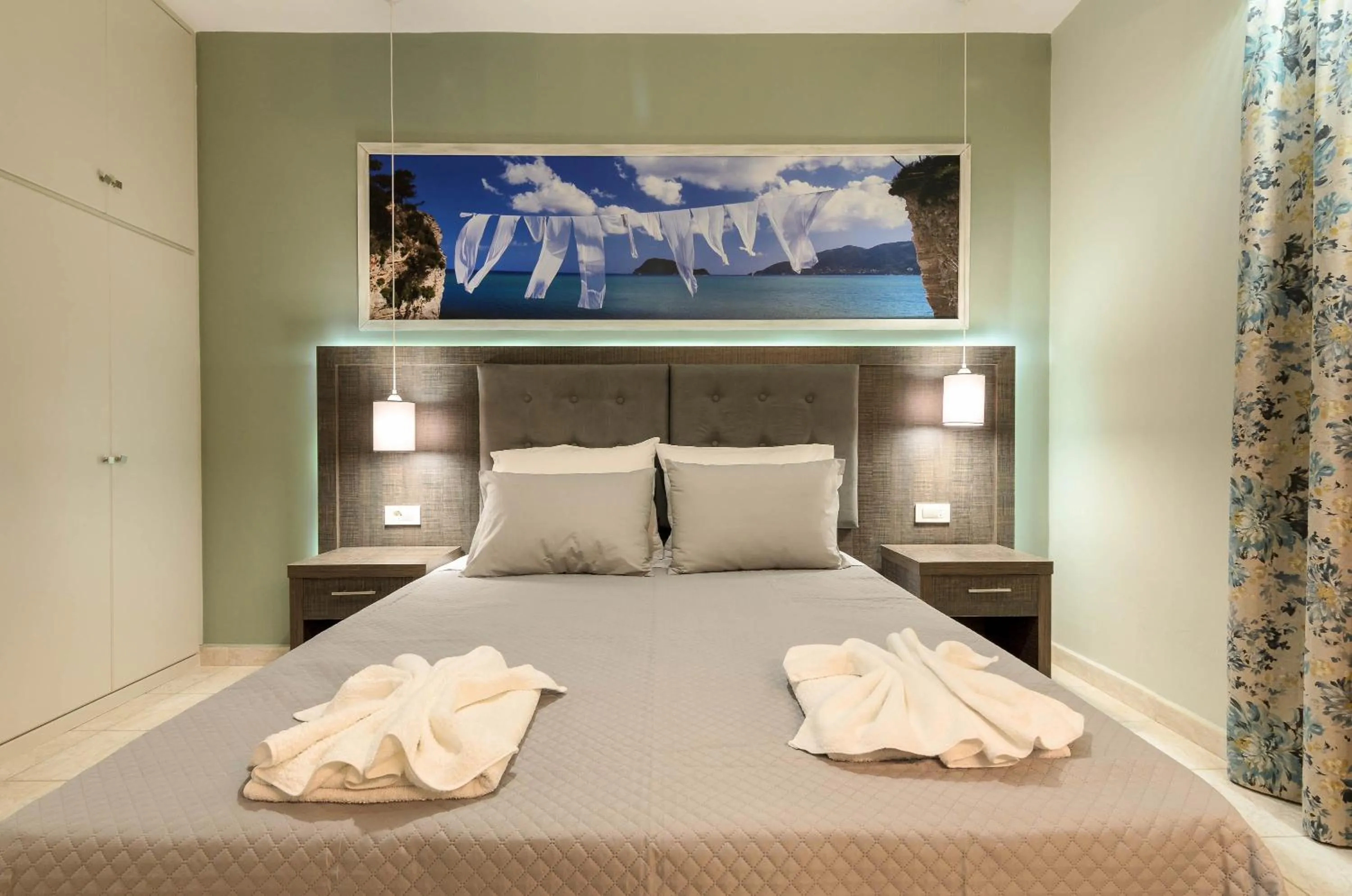 Bed in Artemis Apartments