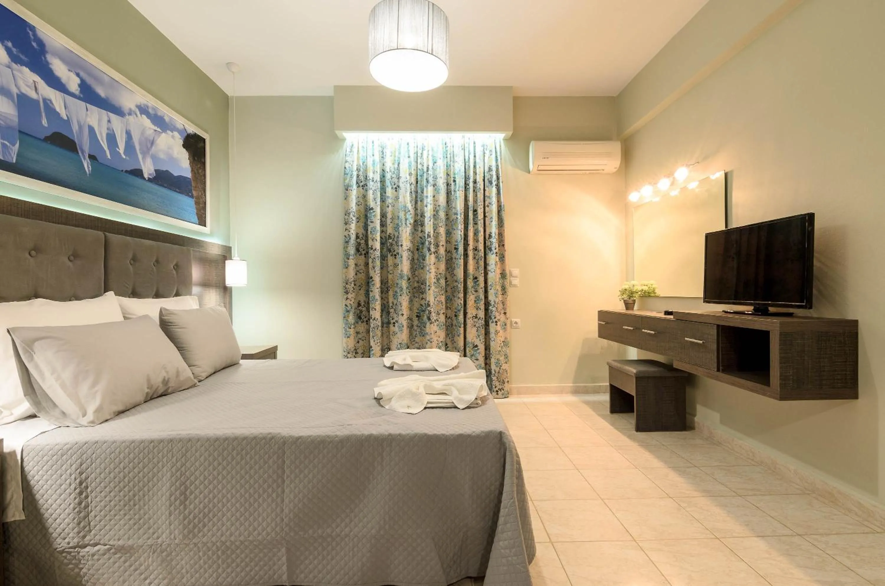 Bed in Artemis Apartments