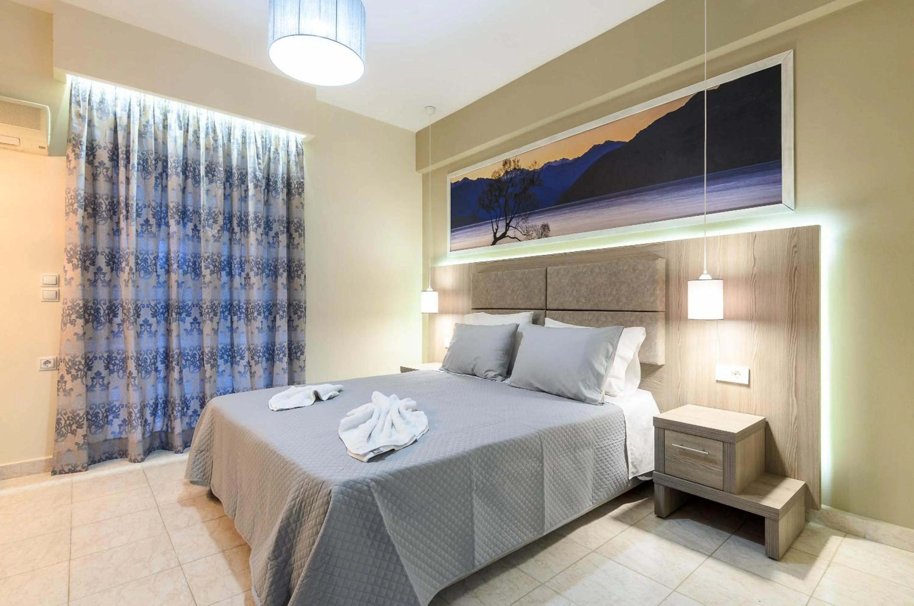 Bed in Artemis Apartments