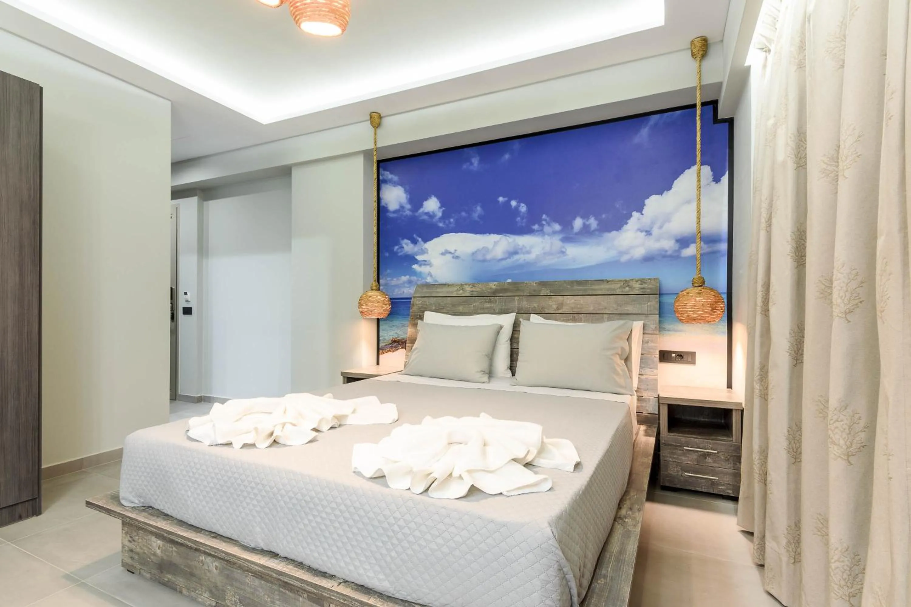 Bed in Artemis Apartments