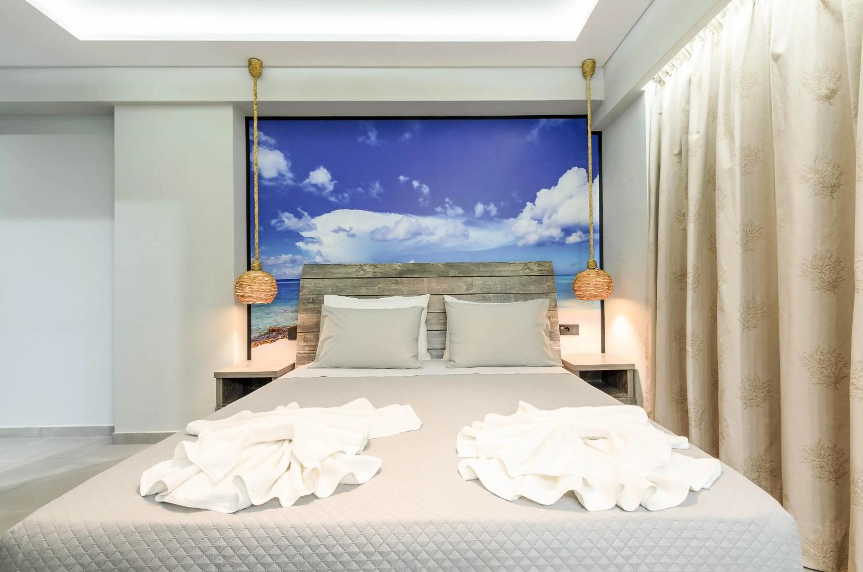 Bed in Artemis Apartments