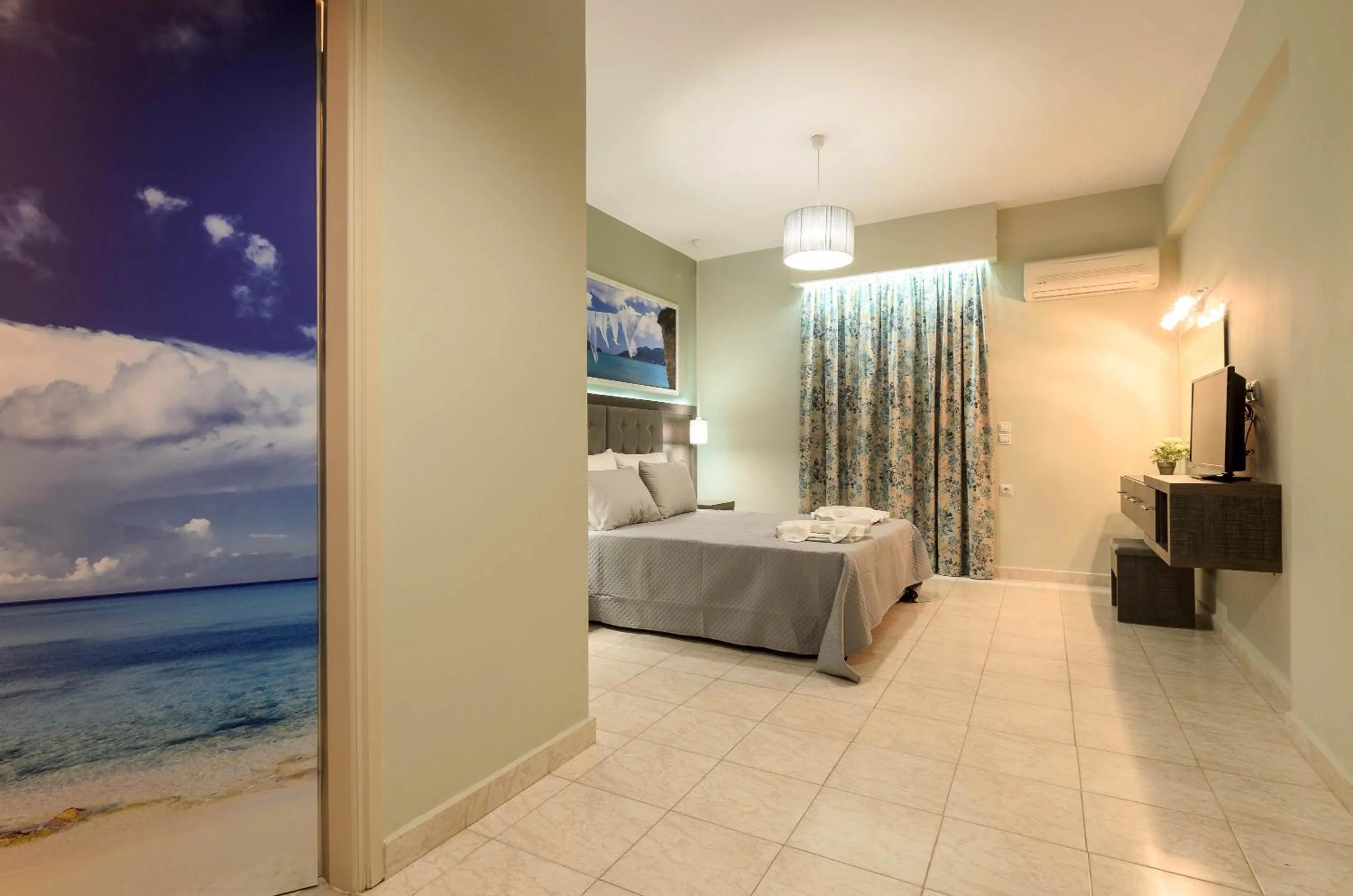 Bed in Artemis Apartments