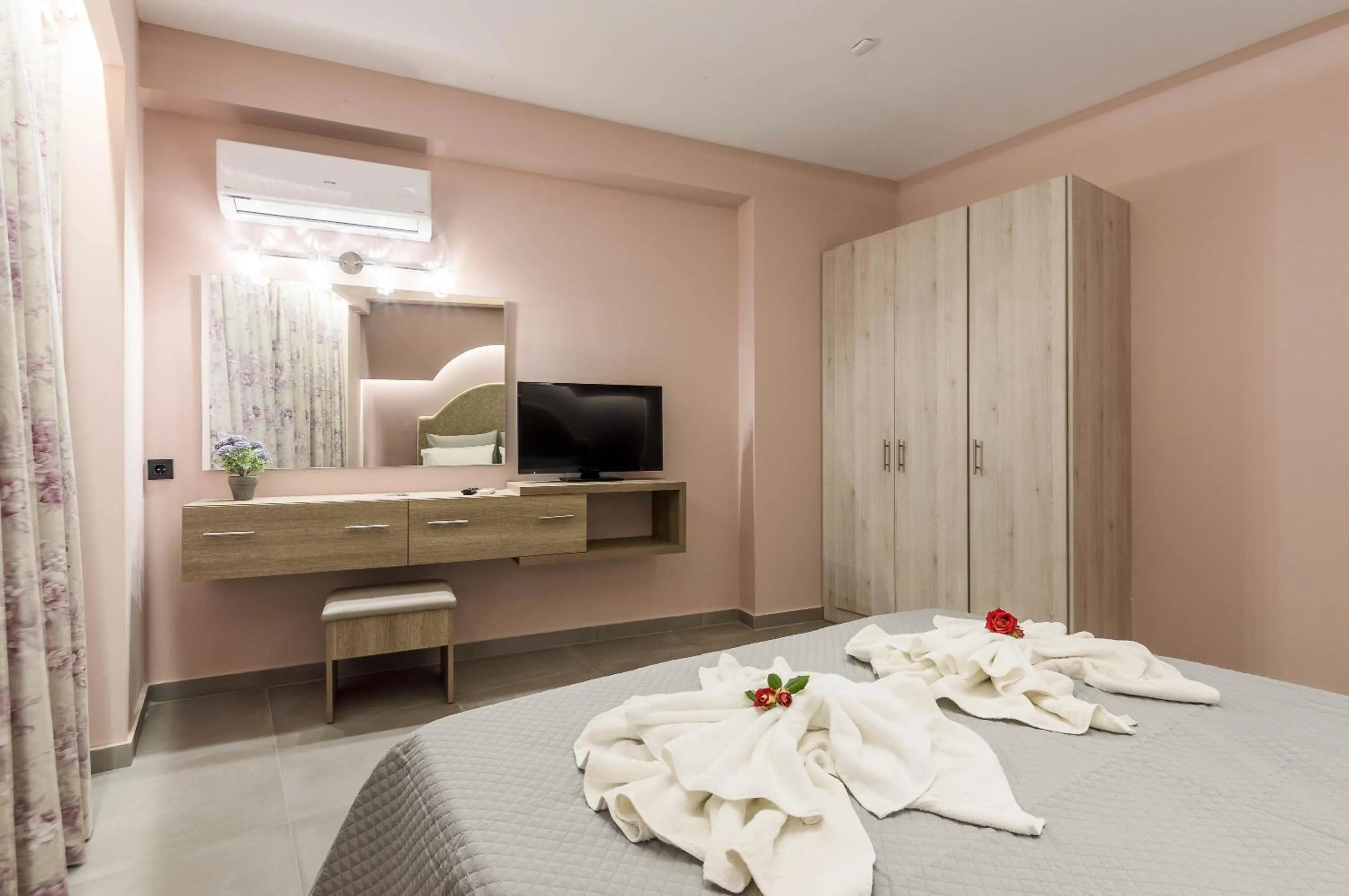 Bed in Artemis Apartments